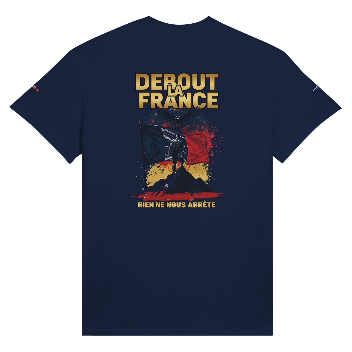 T-Shirt "Debout la France" | Rundhalsausschnitt aus ultra Baumwolle | Gildan 2000