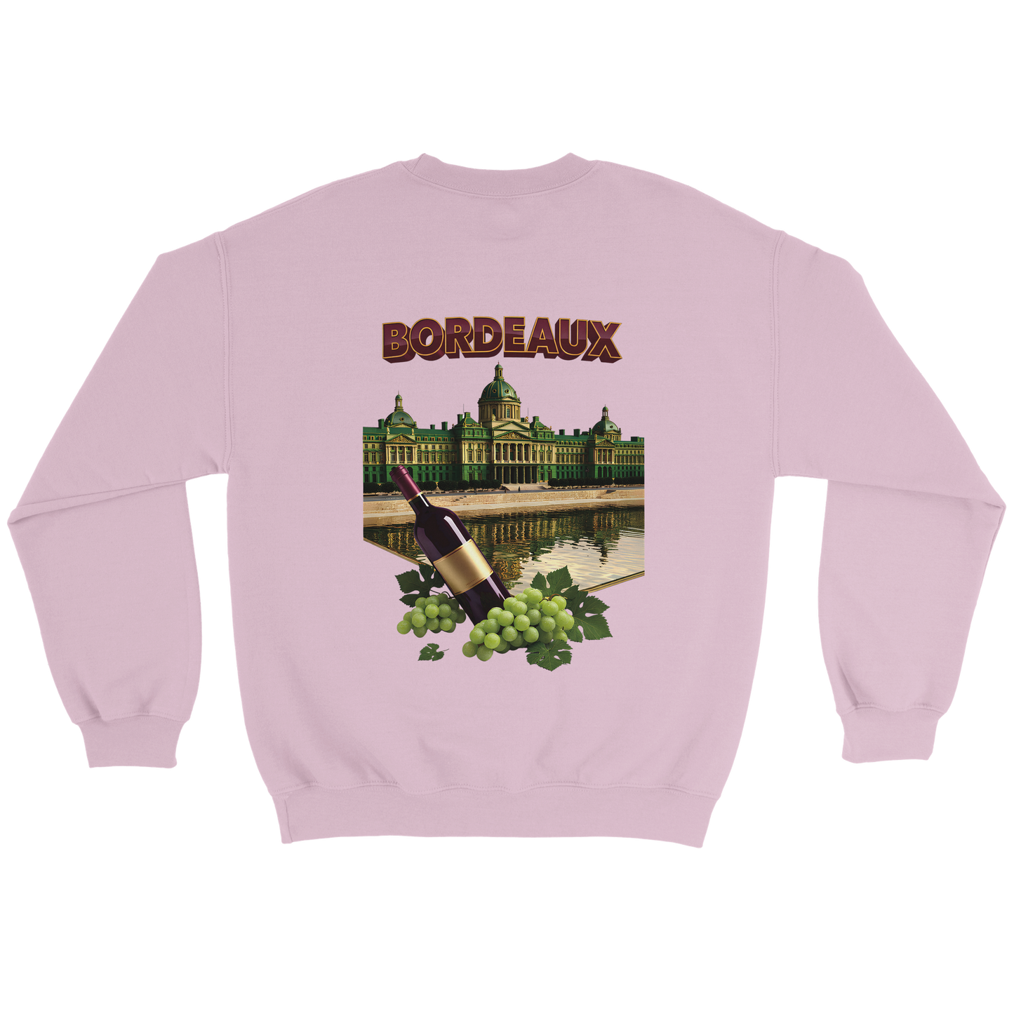 Unisex city burgundy classic crewneck sweatshirt | Gildan® 18000