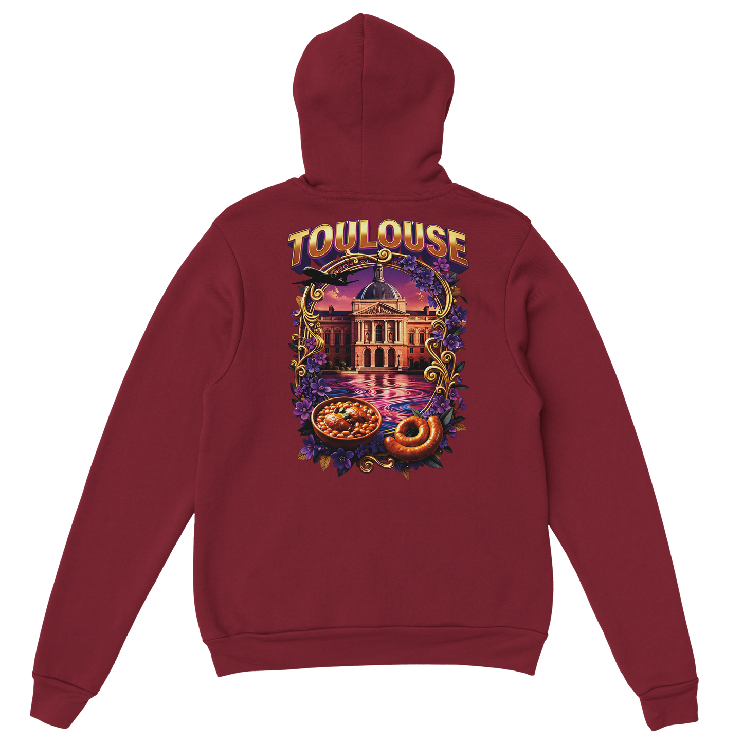 Unisex-Kapuzenpullover Toulouse Stadt Frankreich klassisch | Gildan® 18500