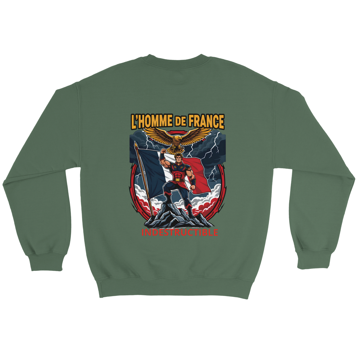 Men's French Classic Crewneck Sweatshirt | Gildan® 18000