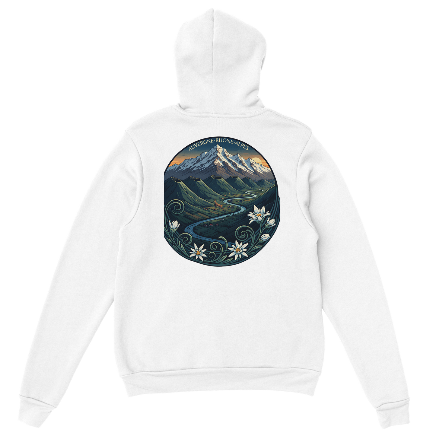 Klassischer Unisex-Kapuzenpullover Auvergne-Rhône-Alpes | Gildan® 18500