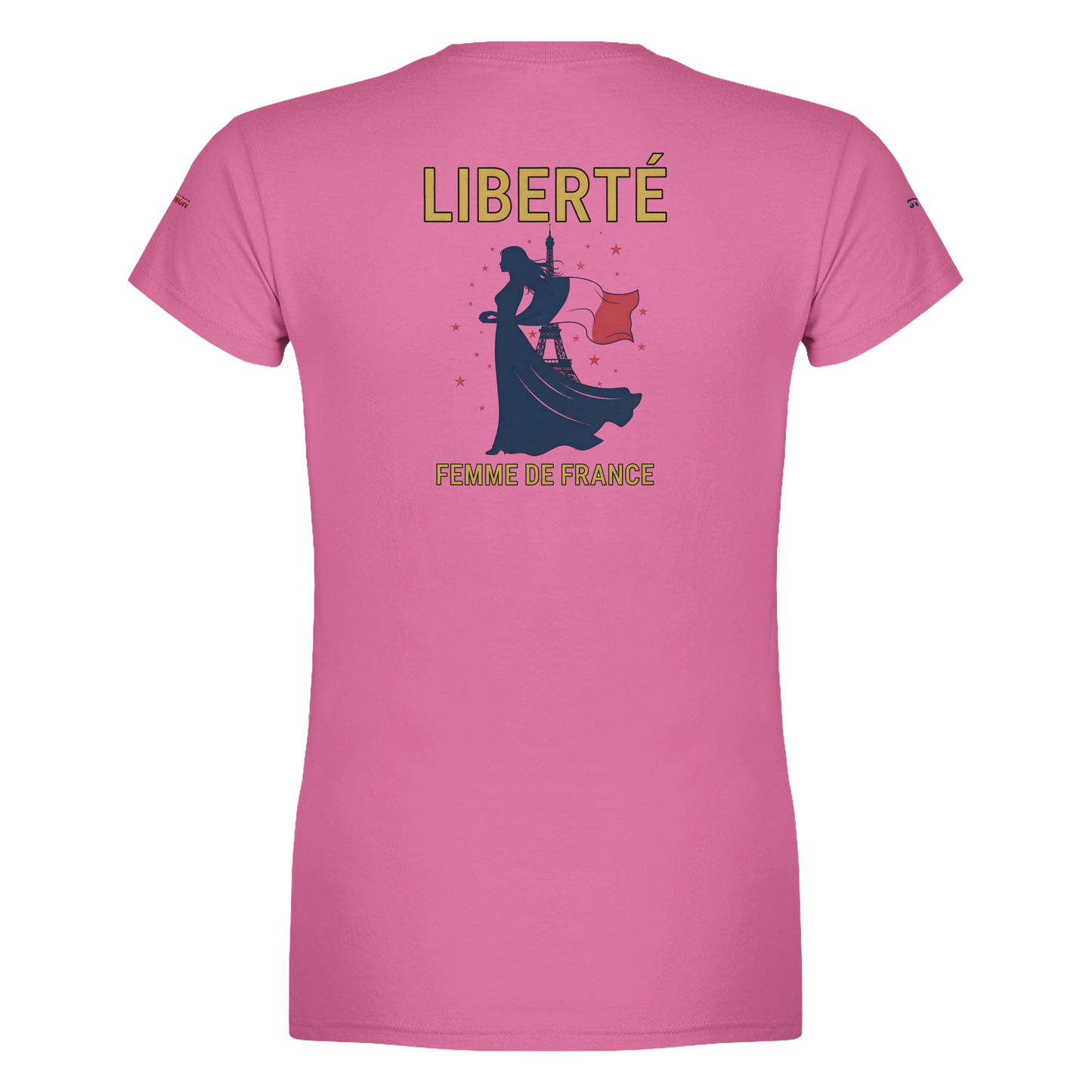 T-Shirt Freiheit Damen französischer Stil klassischer Rundhalsausschnitt | Gildan® 64000L