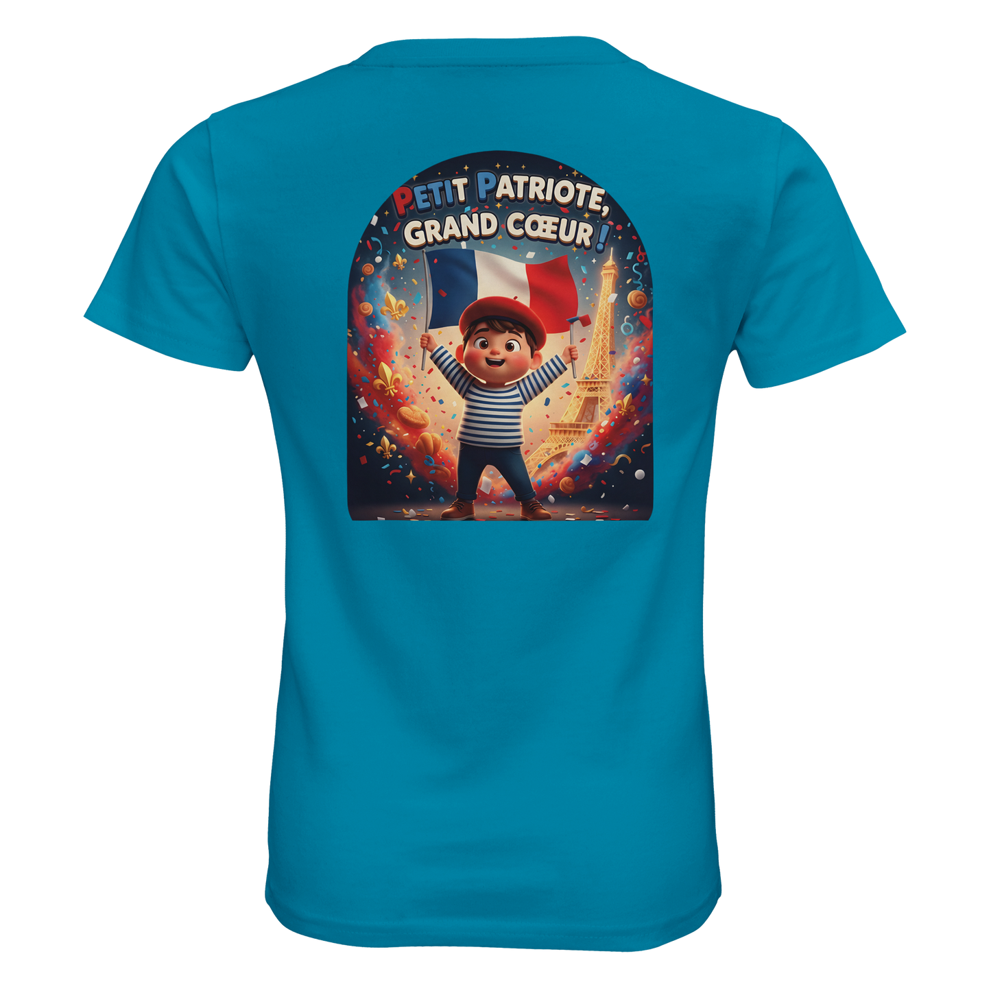 T-shirt Enfant Petit Patriote - Coton Bio Confortable