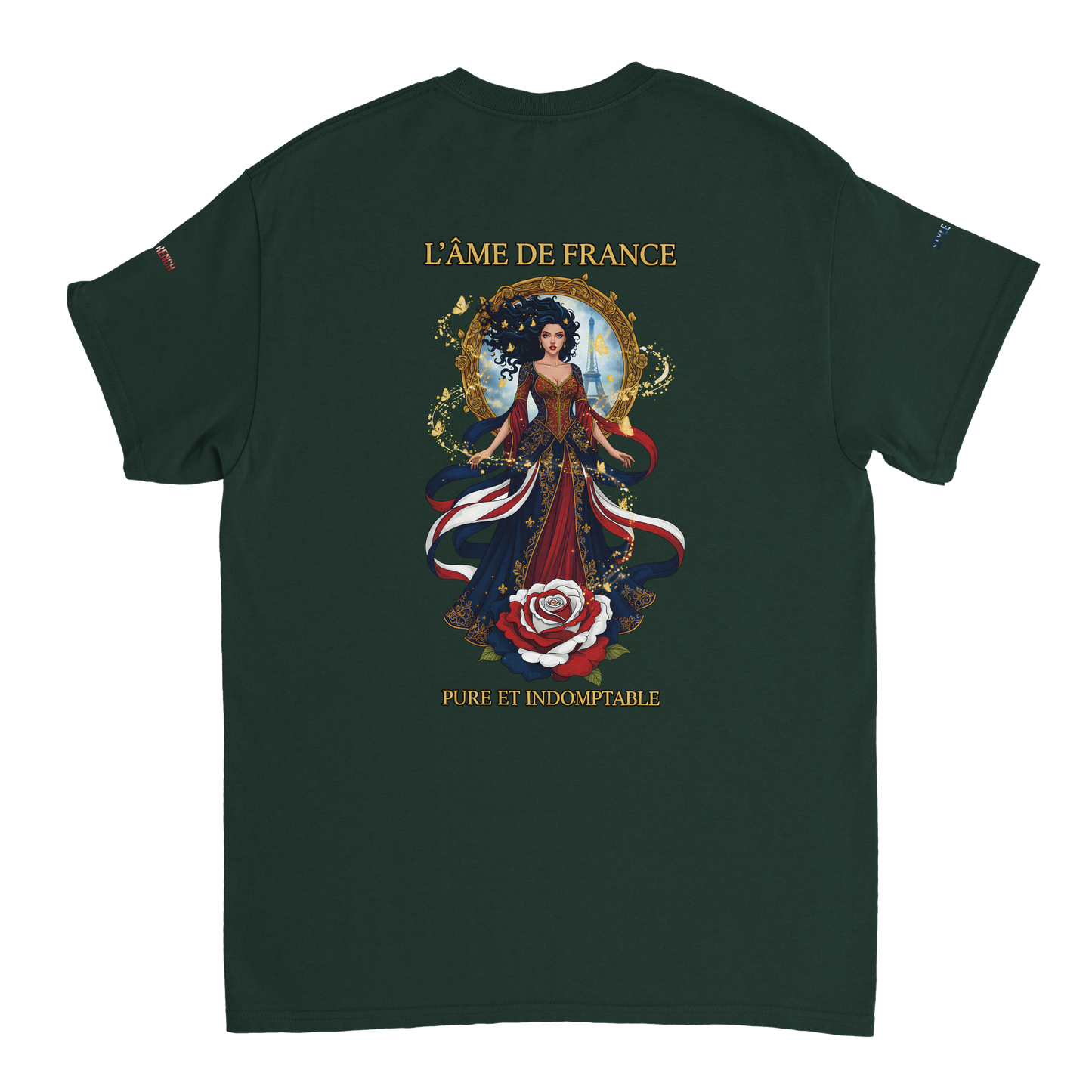 Women's T-shirt The Soul of France French Style Heavyweight Crewneck | Gildan® 5000