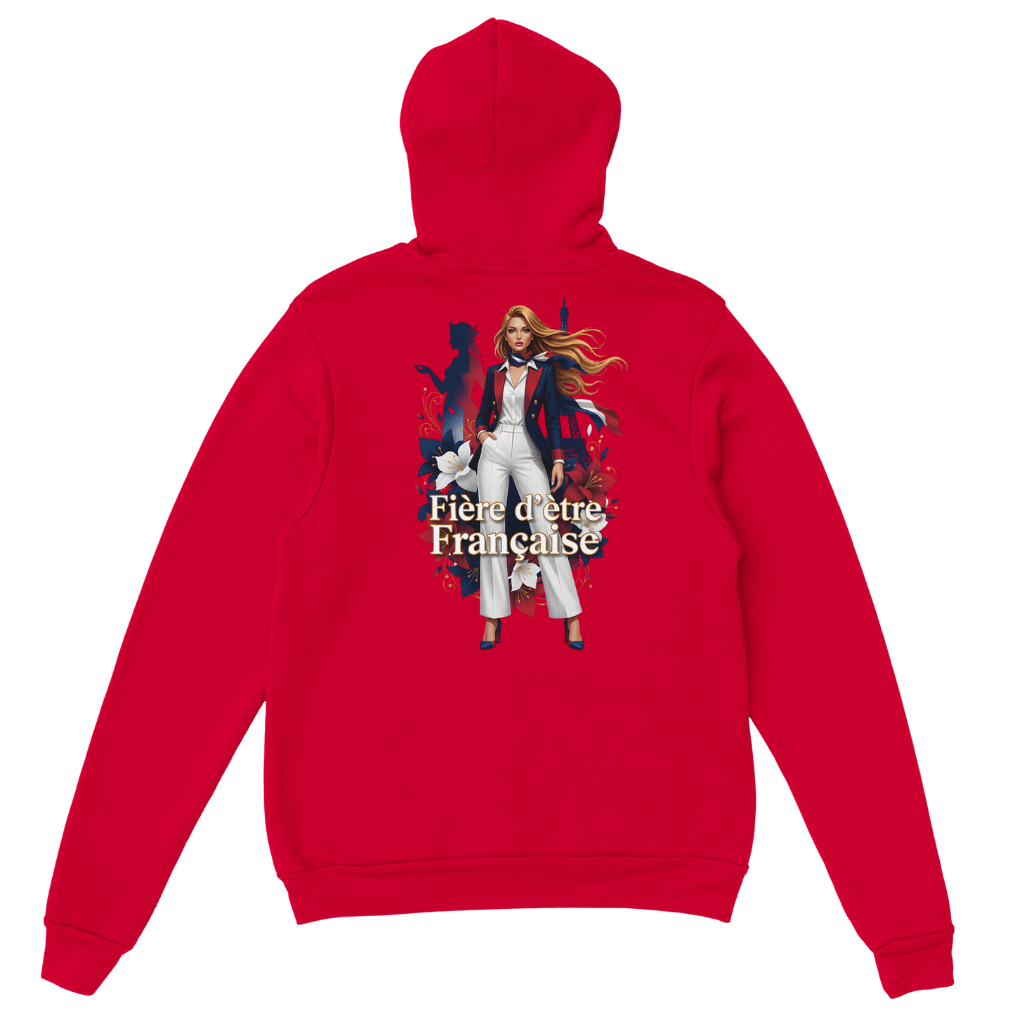 Sweat à capuche fière d'être française   – Doux, chaud et confortable pour l'hiver