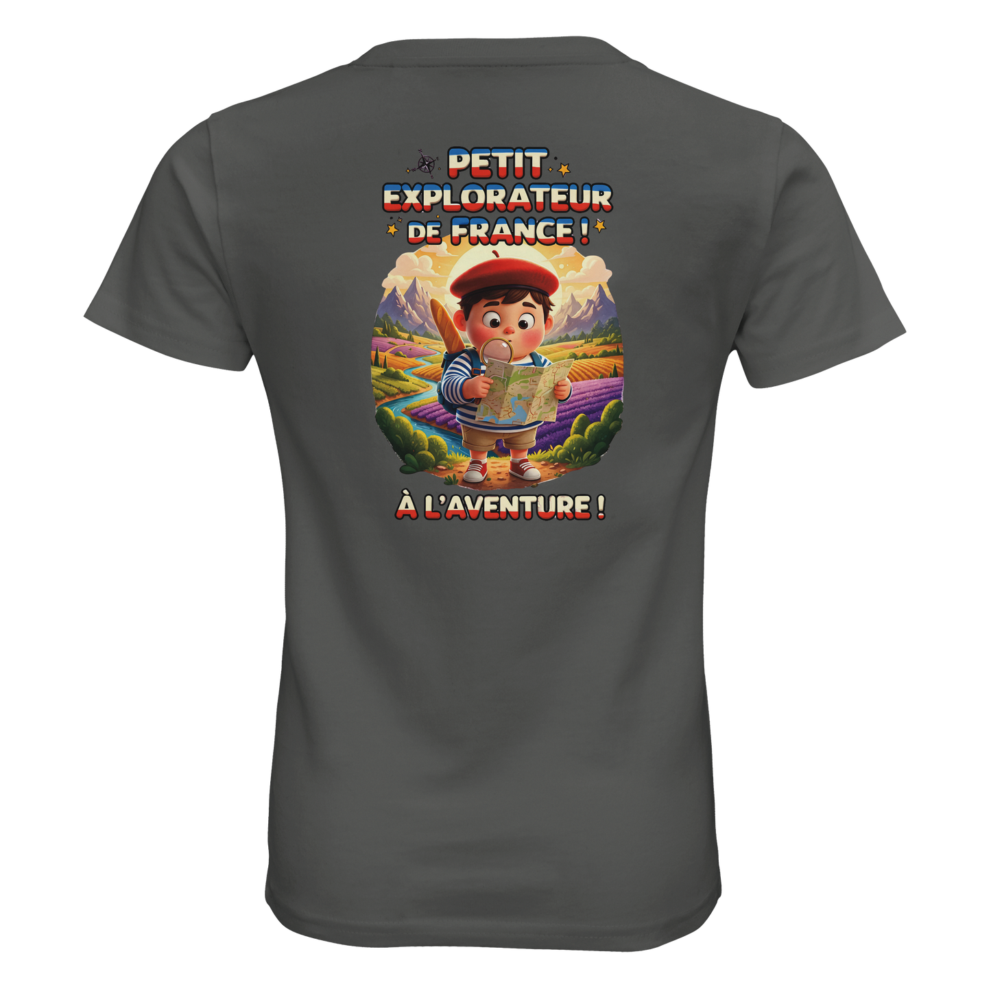 Organic fitted "Little Explorer" boy's T-shirt | SOL'S Pioneer Kids 03578