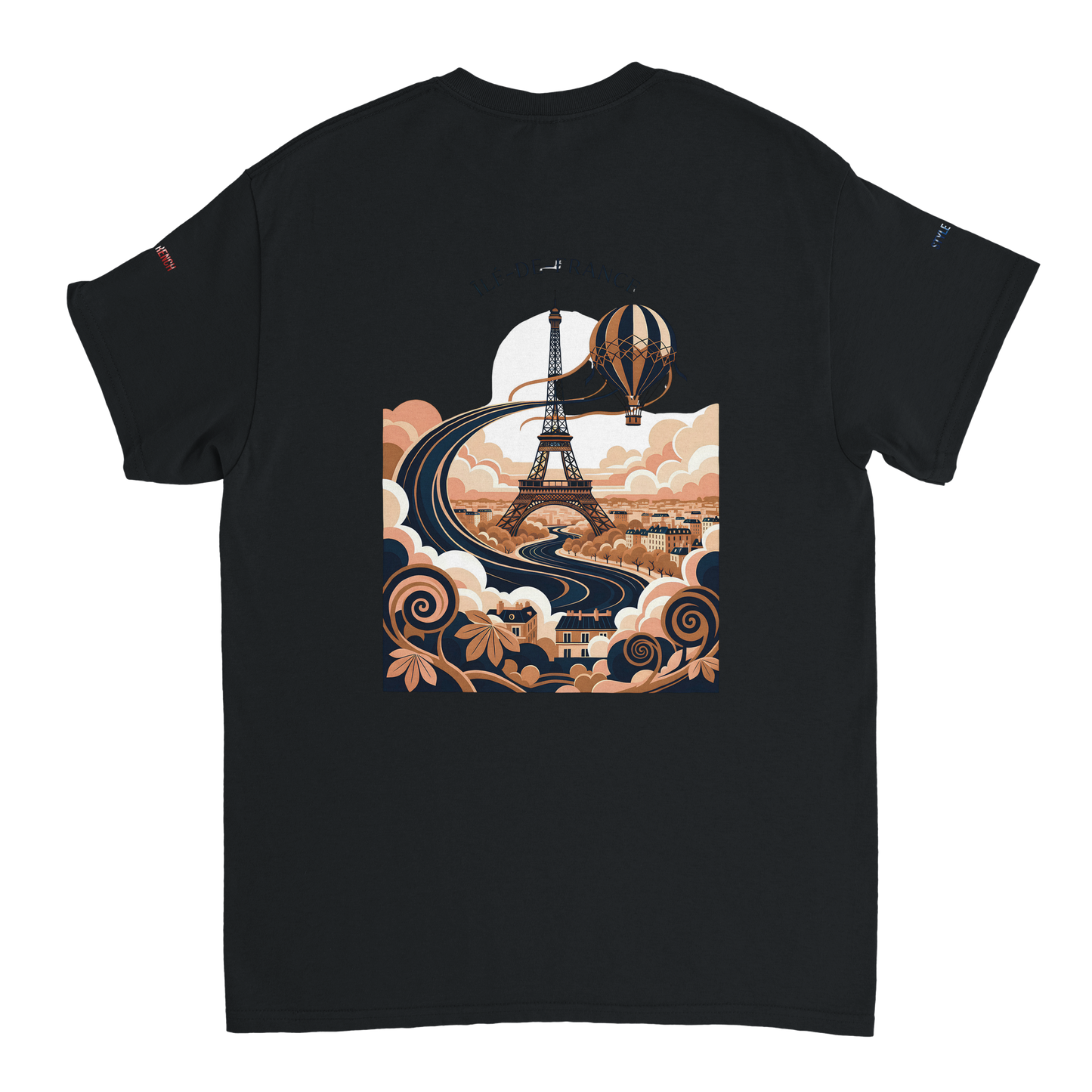 Unisex T-Shirt Île-de-France dick rundhals | Gildan® 5000