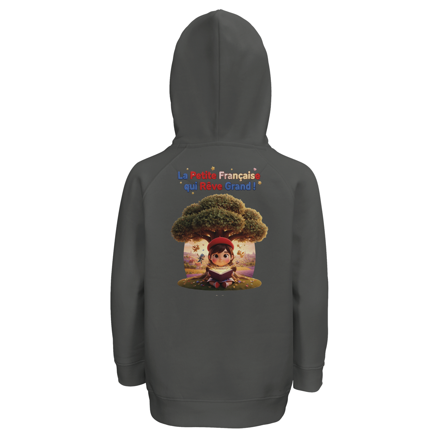 Mädchen-Hoodie französischer Stil „la petite française qui rêve grand“ bio | SOL'S Stellar Kids 03576