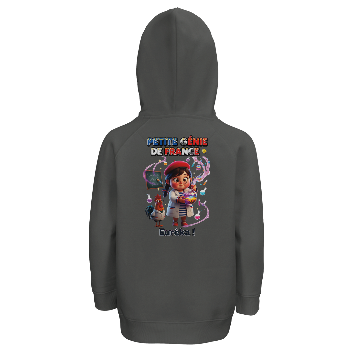 Mädchen-Kapuzenpullover "Kleines Genie aus Frankreich" Bio | SOL'S Stellar Kids 03576