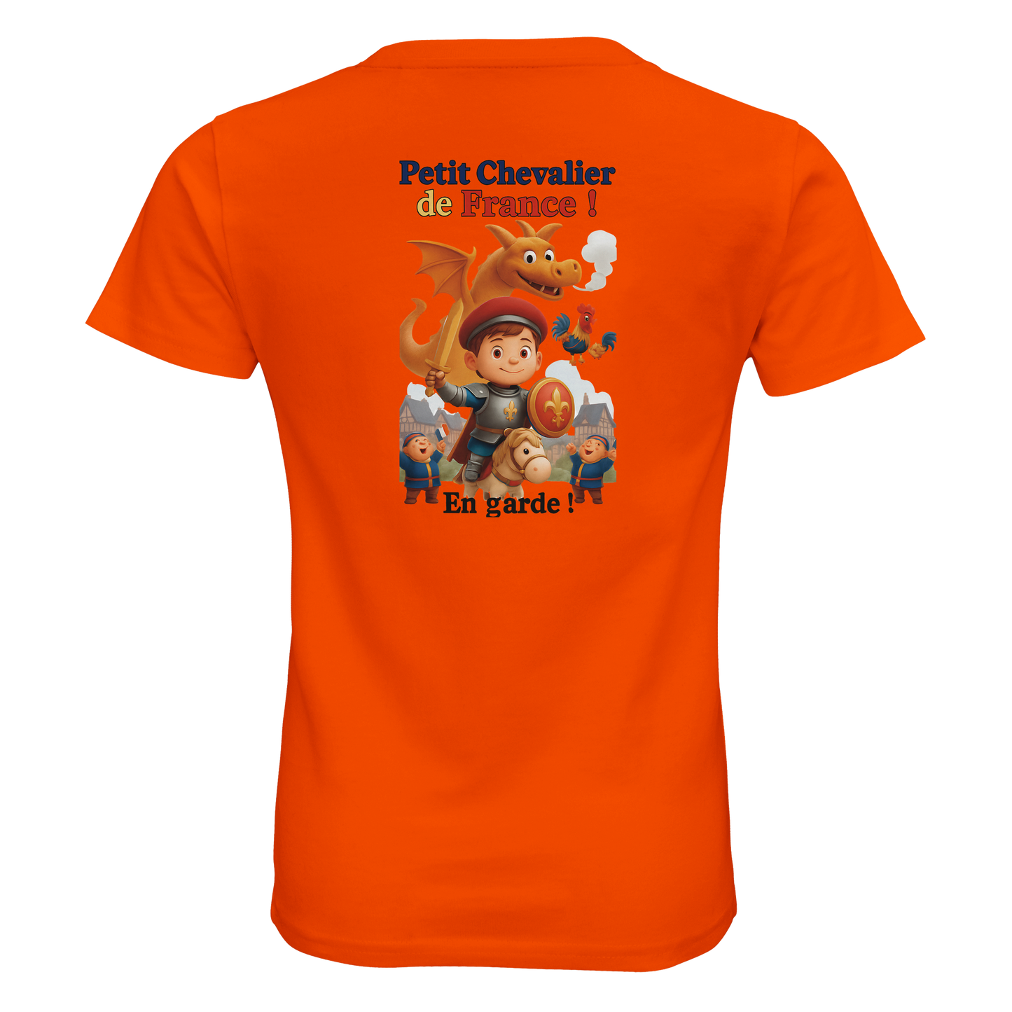 T-Shirt Jungen kleiner Ritter Frankreichs, aus Bio-Baumwolle, schmal geschnitten | SOL'S Pioneer Kids 03578
