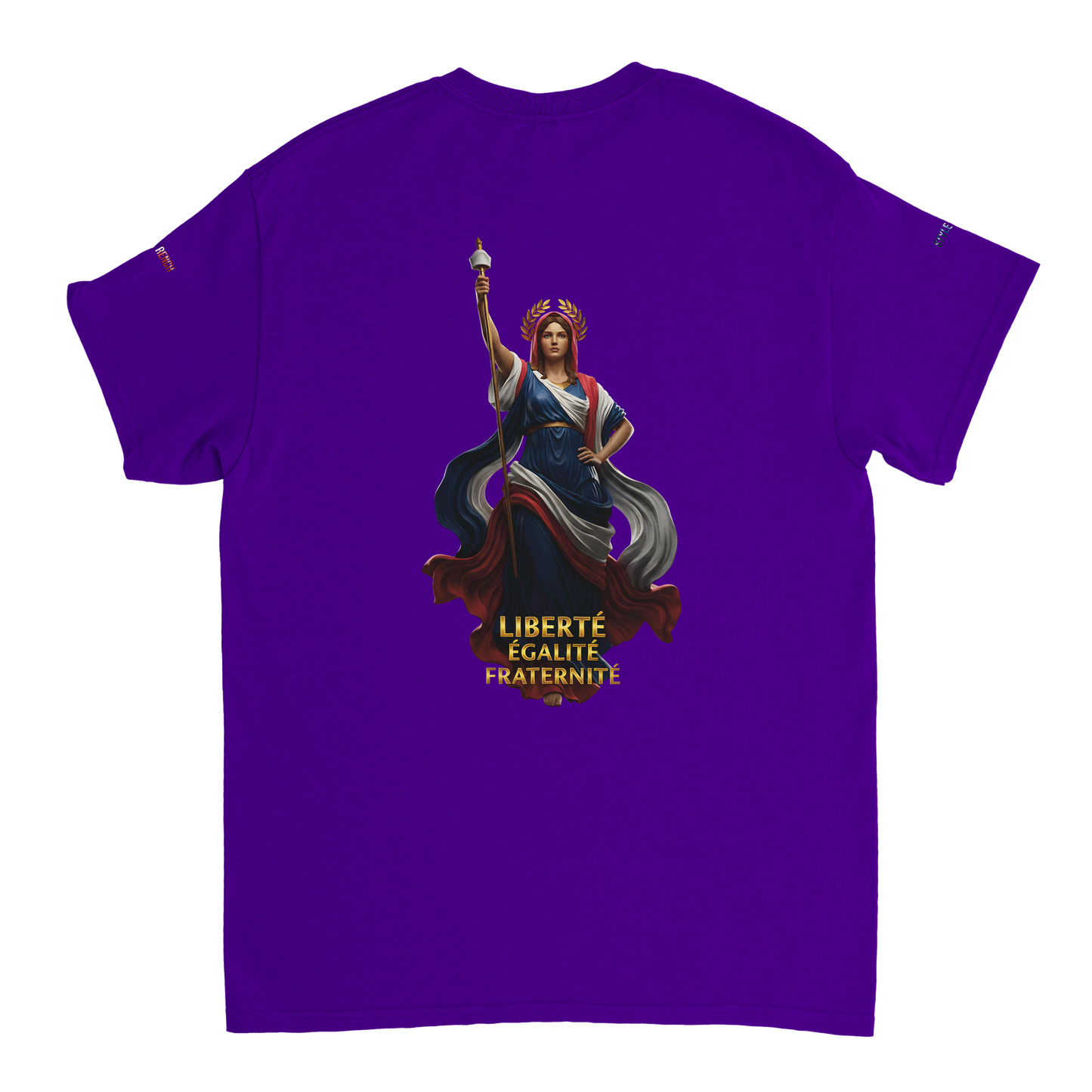 T-Shirt femme  France Patriote   - Coton Premium - Coupe Classique