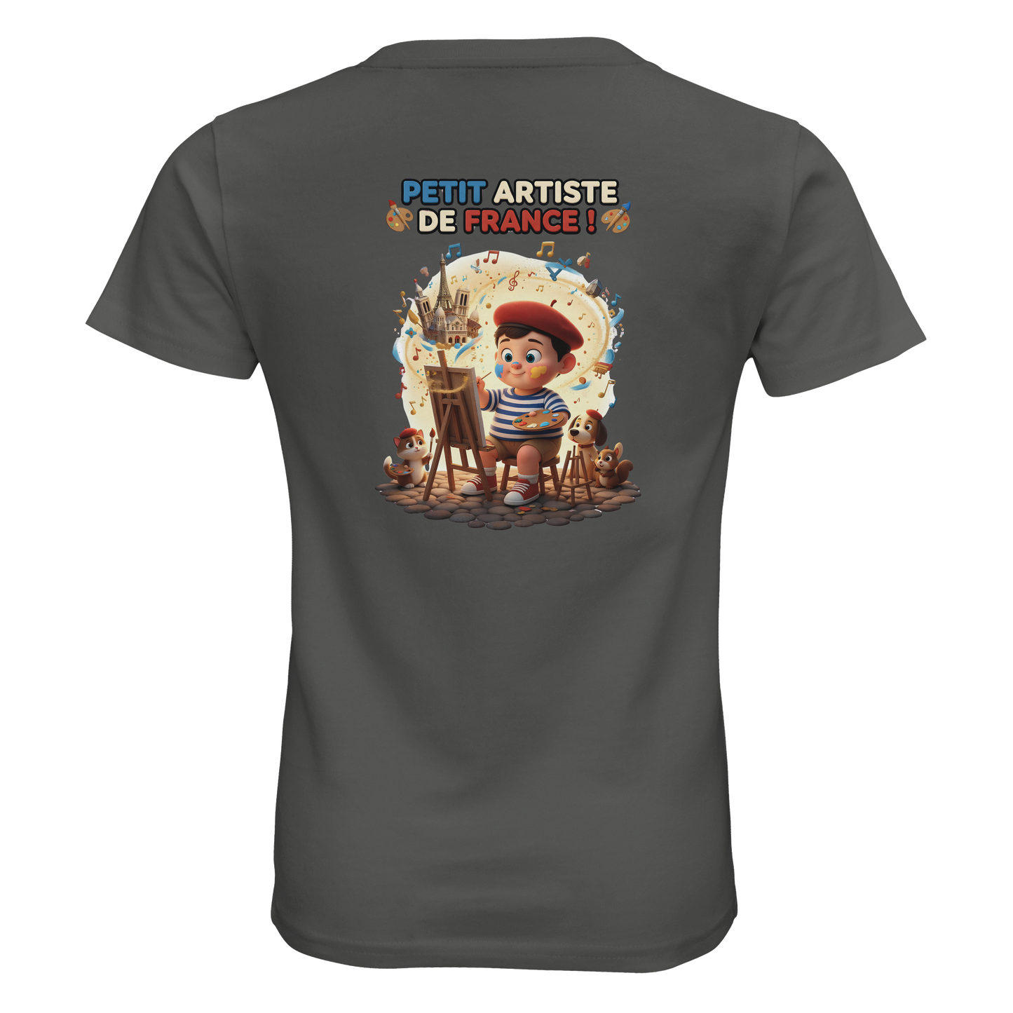 T-Shirt Junge kleiner Künstler aus Frankreich | SOL'S Pioneer Kids 03578