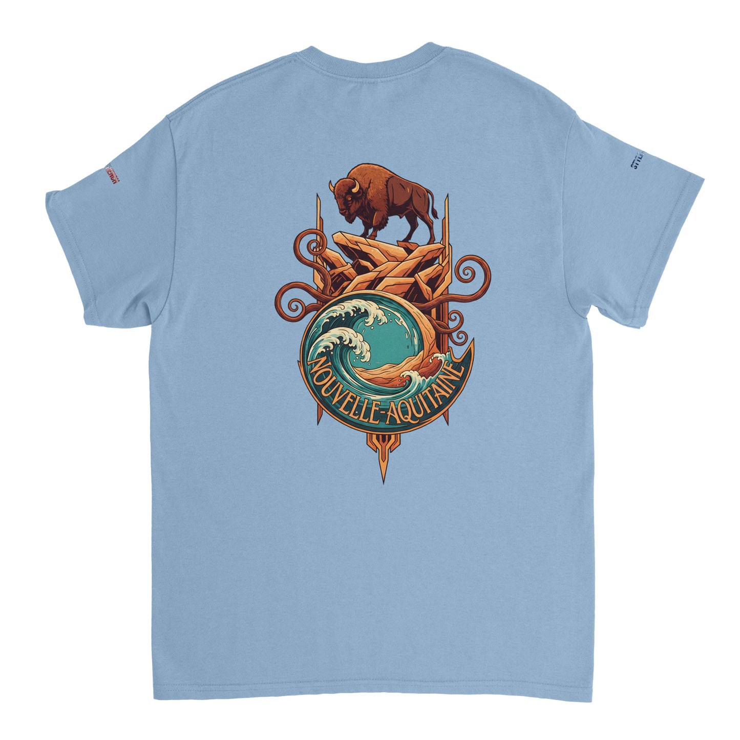 T-Shirt Neu-Aquitanien, dick, Rundhalsausschnitt | Gildan® 5000
