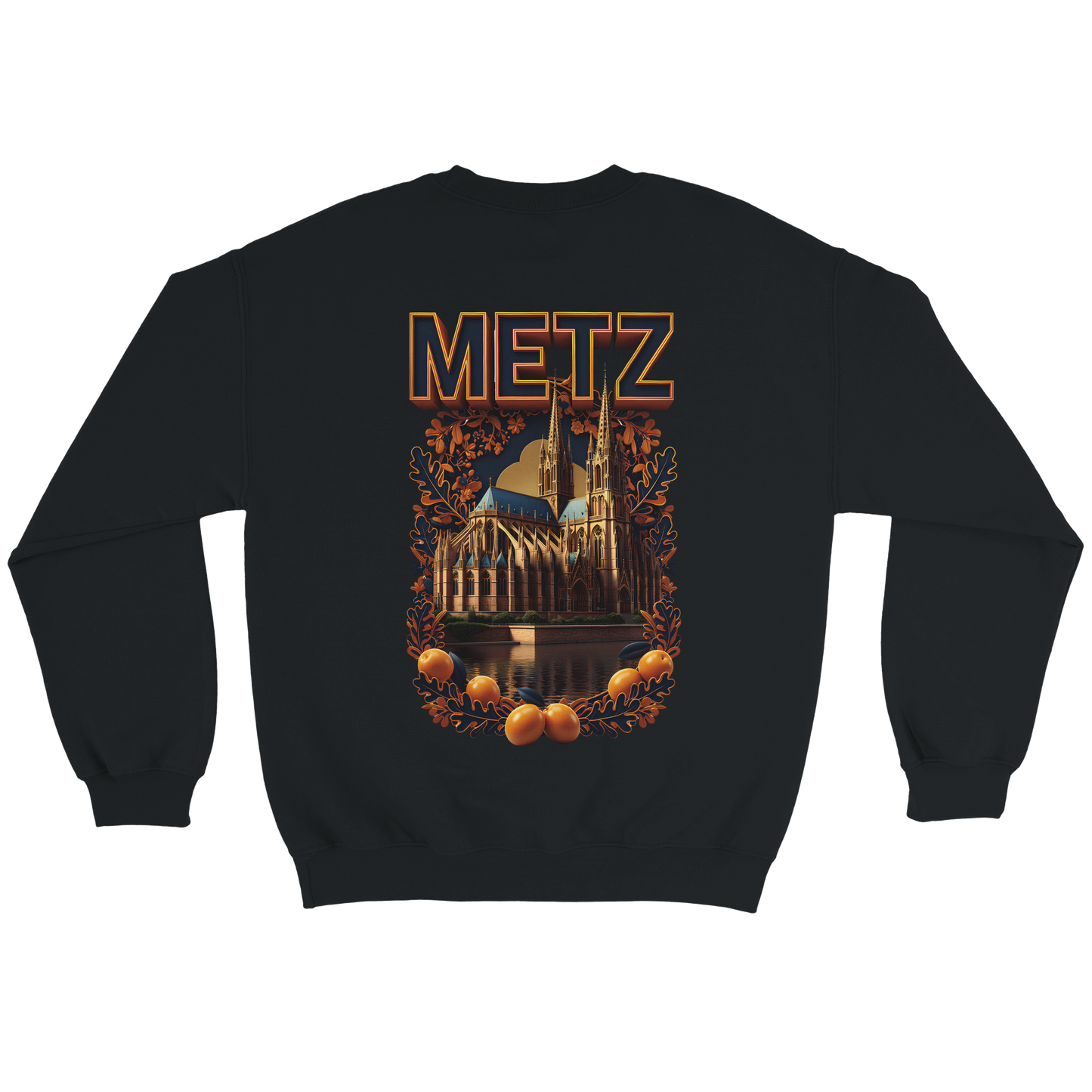 Unisex Sweatshirt Metz France City Classic Crewneck | Gildan® 18000