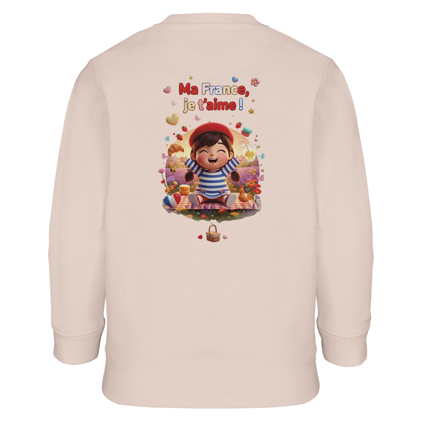 Sweat-shirt Enfant "Ma France Je T'aime" – Confort Écoresponsable
