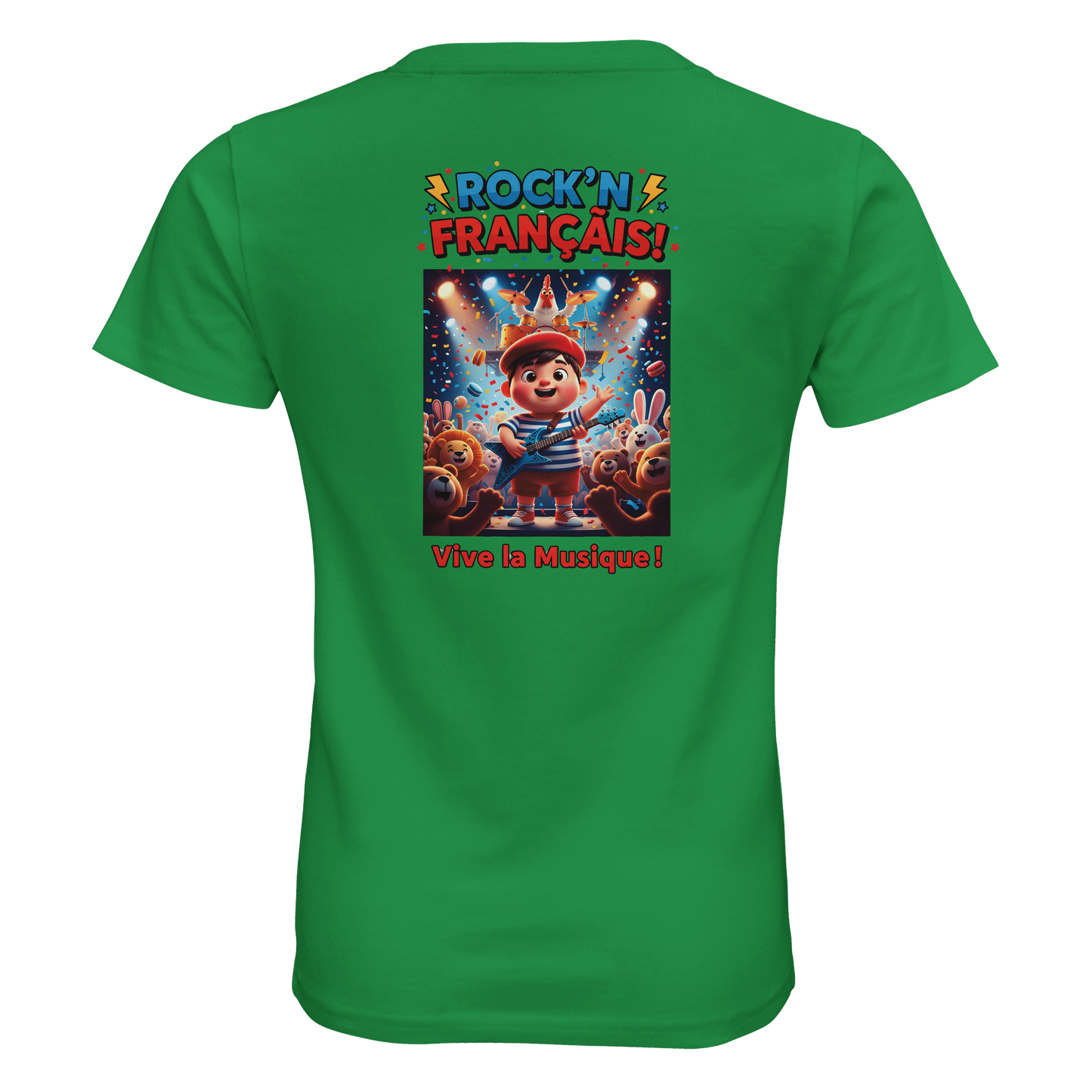 T-Shirt Junge Rock'n Français Bio tailliert | SOL'S Pioneer Kids 03578
