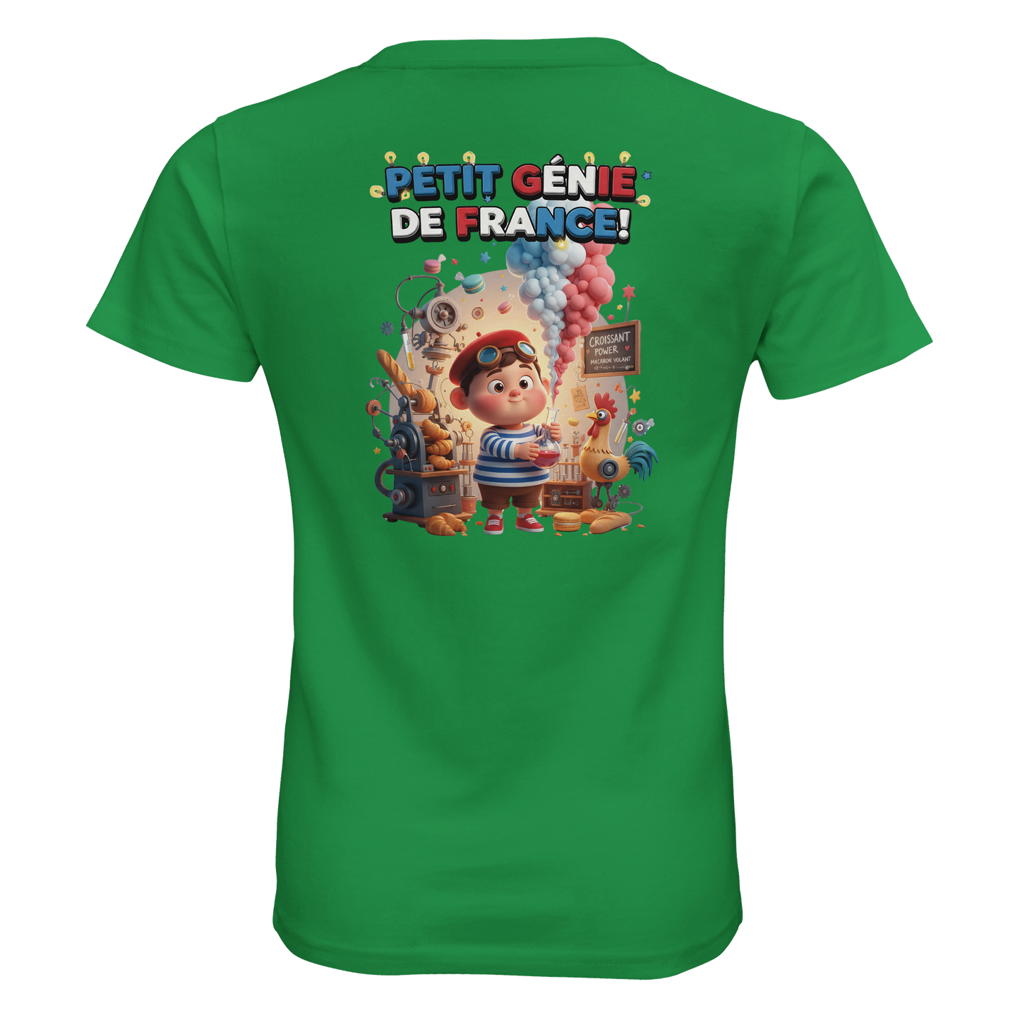 Bio-T-Shirt für Jungen, eng anliegend, mit Aufschrift „Kleines Genie“ | SOL'S Pioneer Kids 03578