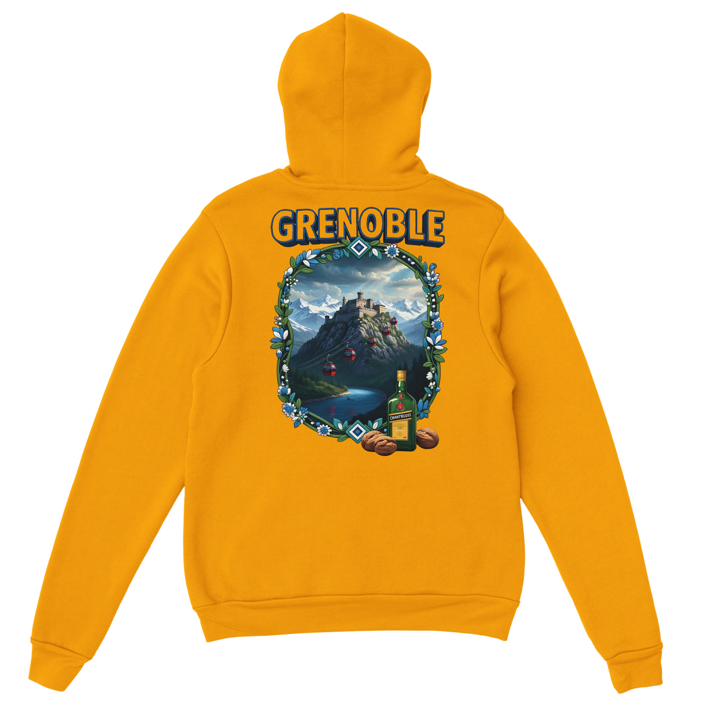 Kapuzenpullover Grenoble Stadt in Frankreich Unisex Classic | Gildan® 18500
