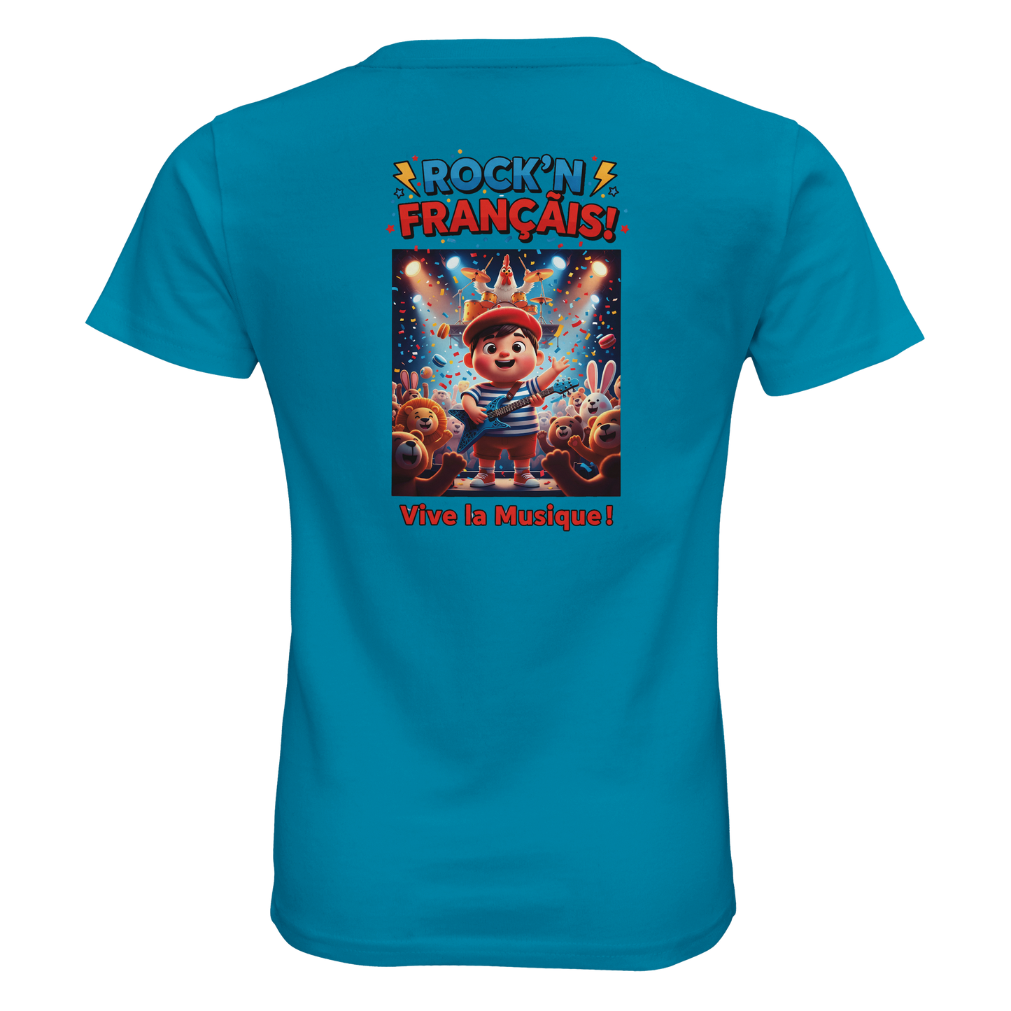 T-Shirt Junge Rock'n Français Bio tailliert | SOL'S Pioneer Kids 03578