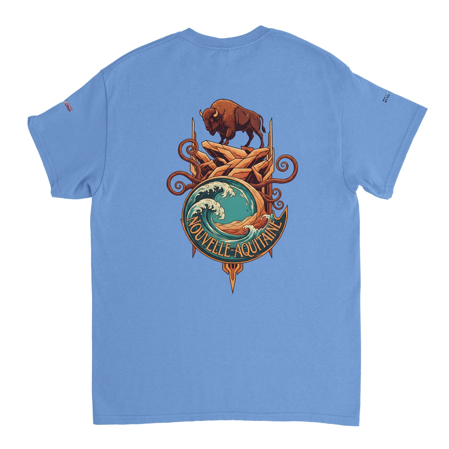 T-Shirt Neu-Aquitanien, dick, Rundhalsausschnitt | Gildan® 5000