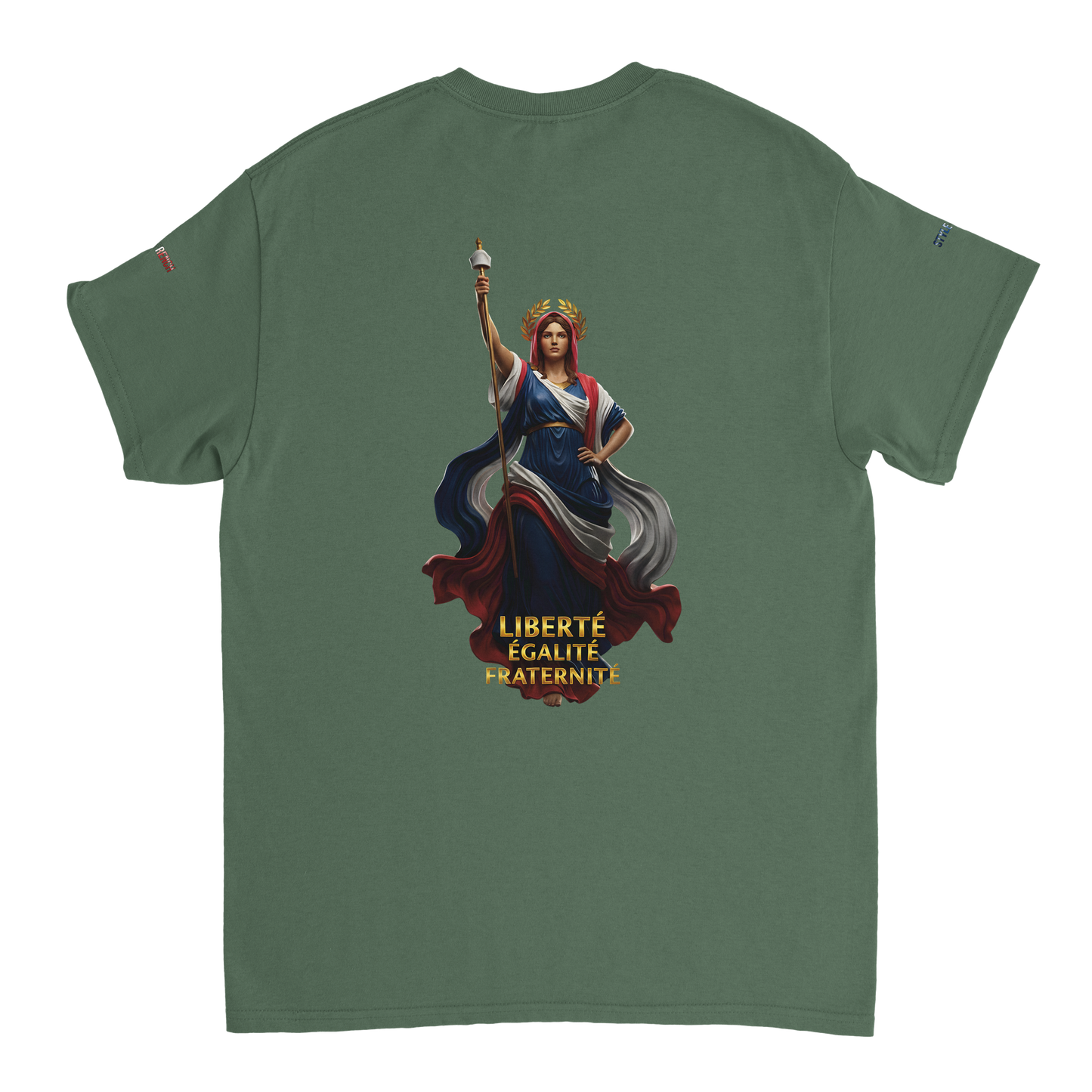 T-Shirt femme  France Patriote   - Coton Premium - Coupe Classique