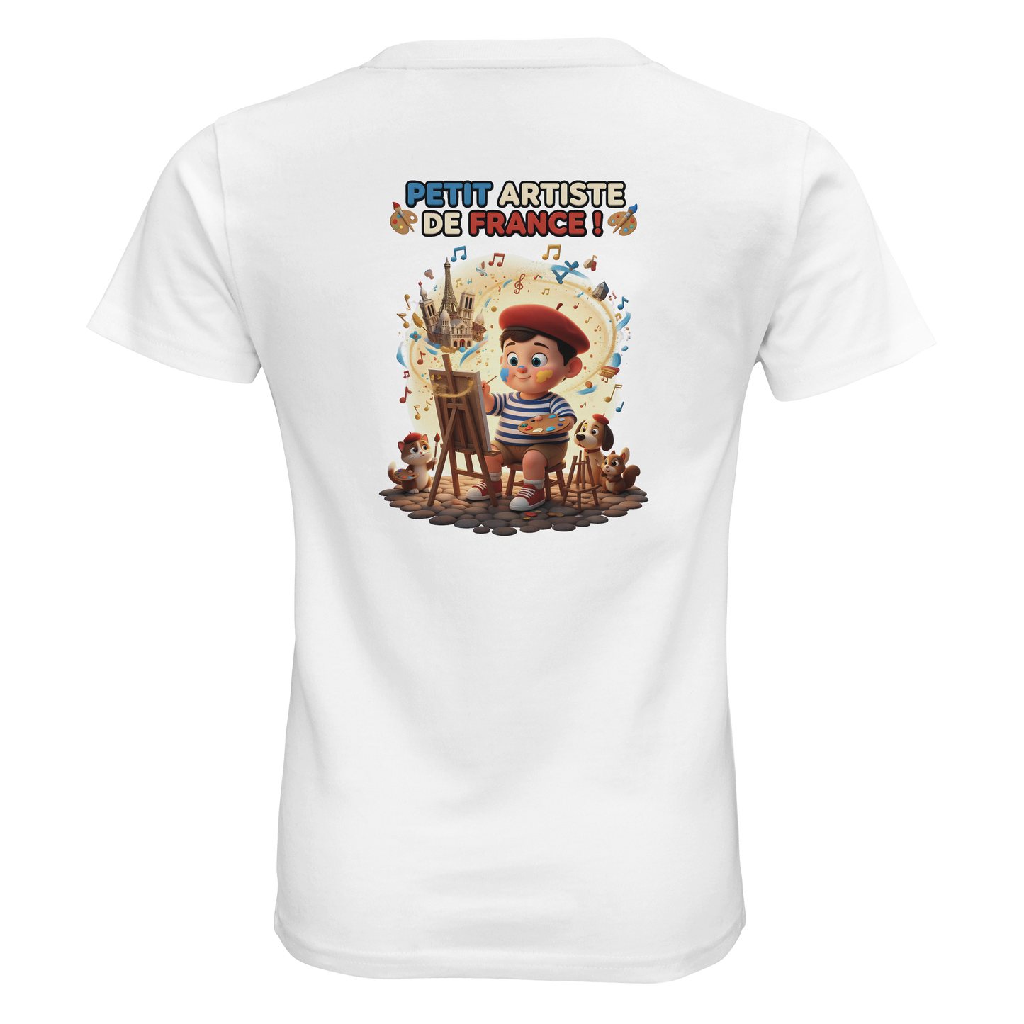 T-Shirt Junge kleiner Künstler aus Frankreich | SOL'S Pioneer Kids 03578