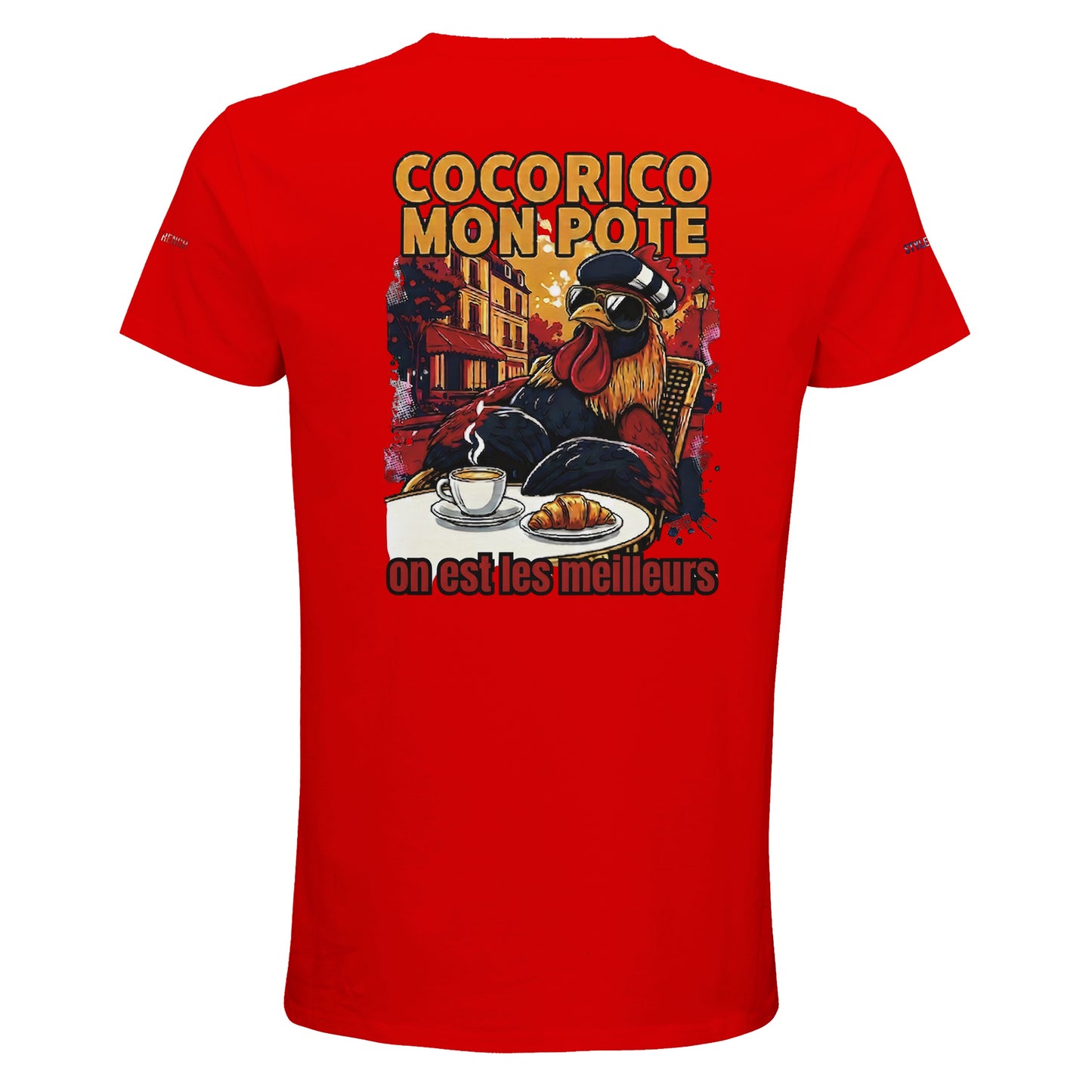 T-Shirt Cocorico Wir sind die Besten  Herren French Style  Bio Fitted | SOL'S Pioneer Men 03565