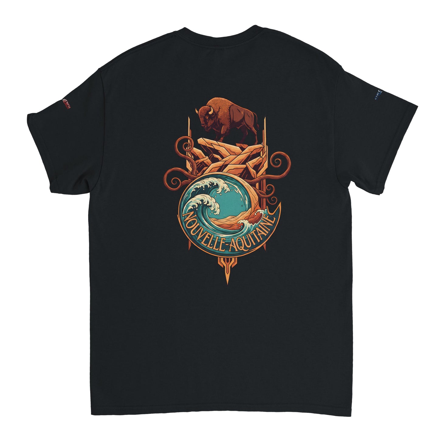 T-Shirt Neu-Aquitanien, dick, Rundhalsausschnitt | Gildan® 5000