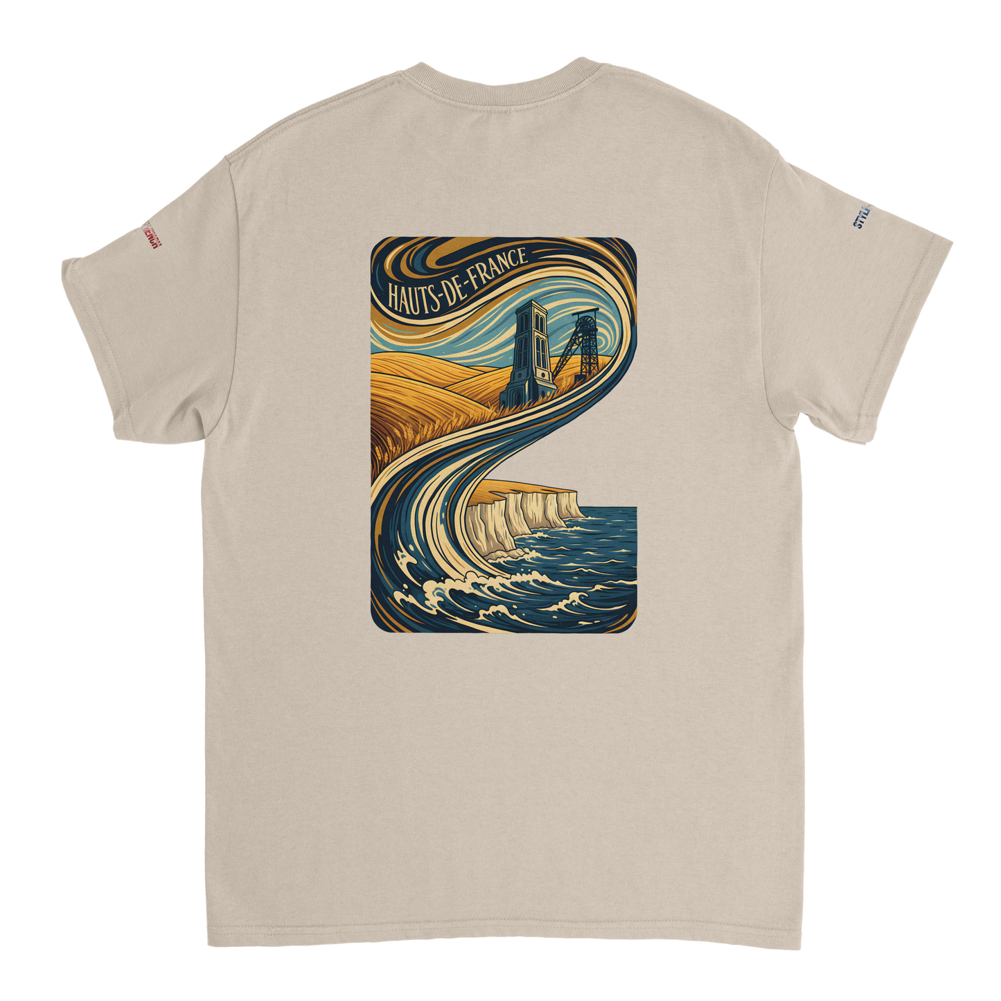 Unisex-T-Shirt Hochwertige Frankreich, dick, Rundhals | Gildan® 5000