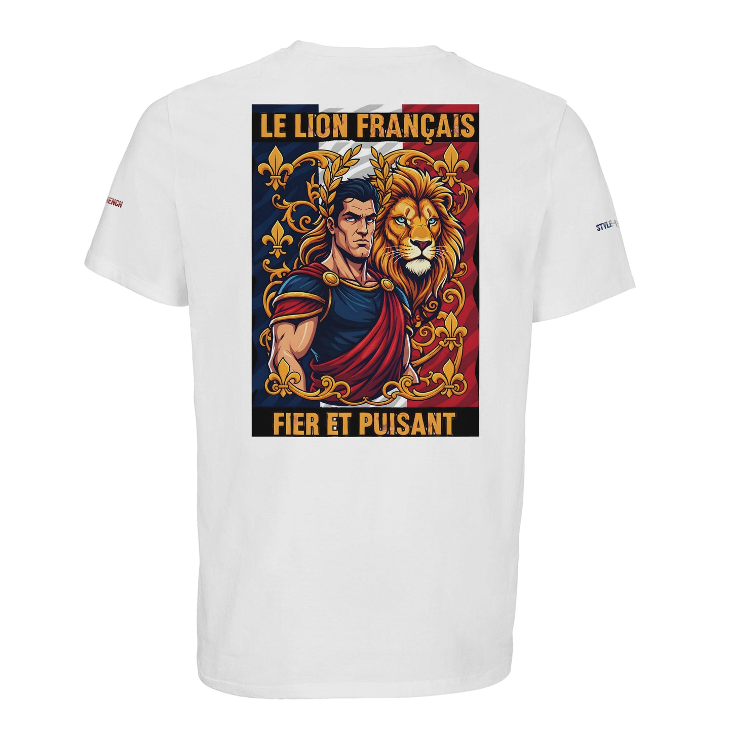 Men's T-shirt strong lion French style organic in conversion cotton | SOL'S Legend 03981