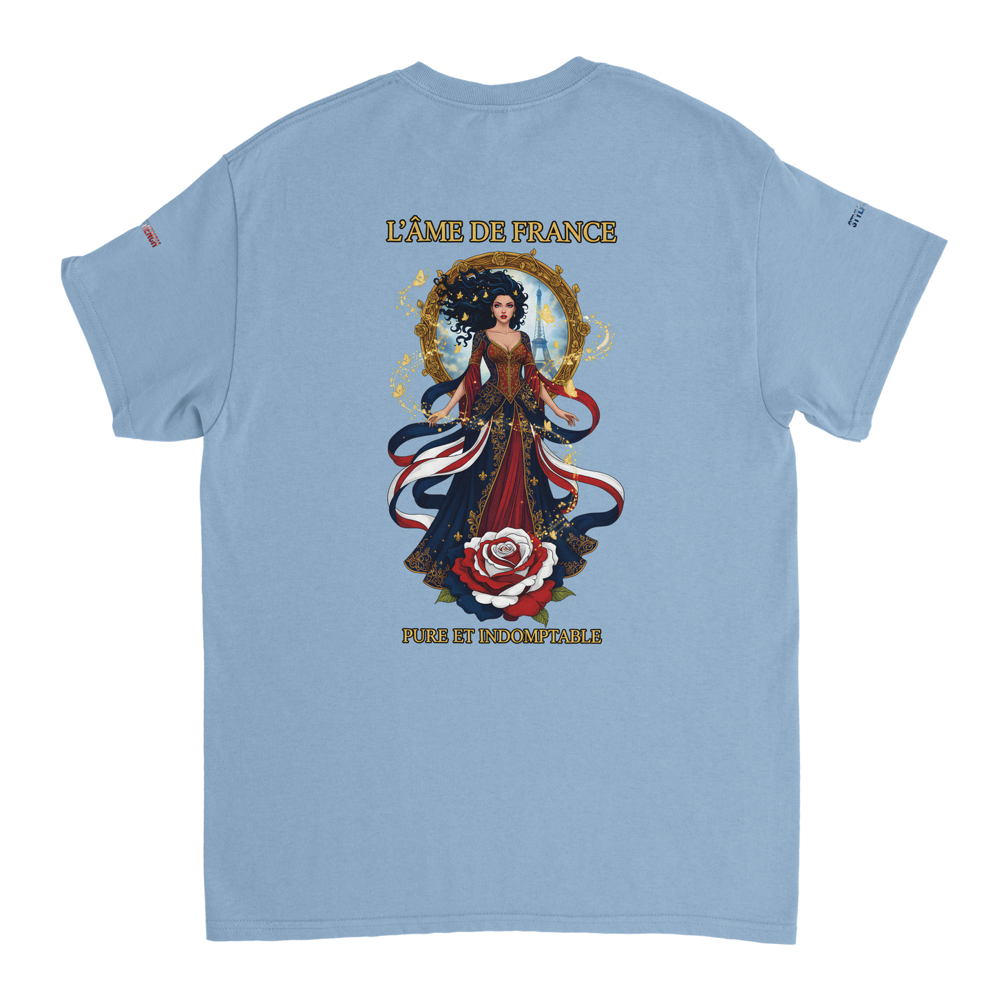 Women's T-shirt The Soul of France French Style Heavyweight Crewneck | Gildan® 5000
