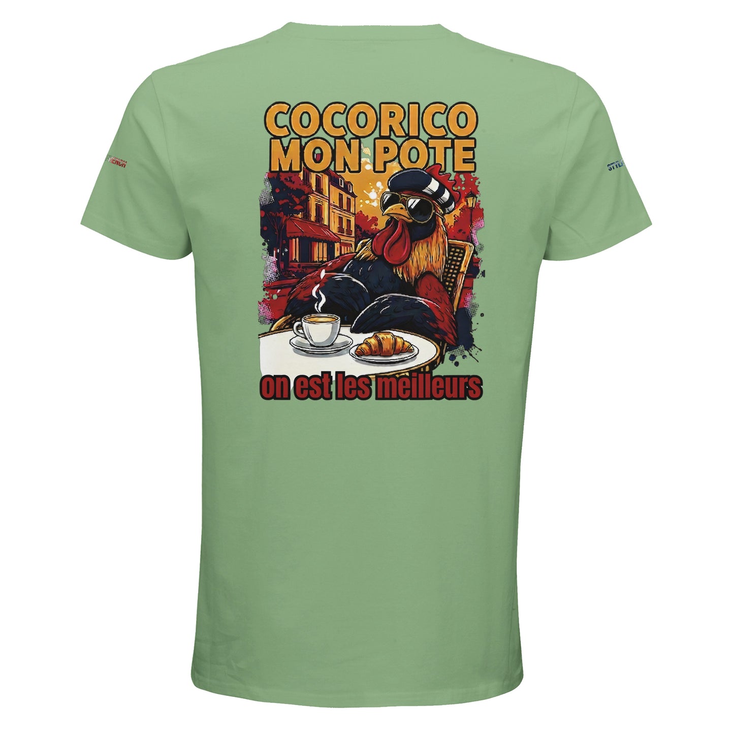 T-Shirt Cocorico Wir sind die Besten  Herren French Style  Bio Fitted | SOL'S Pioneer Men 03565