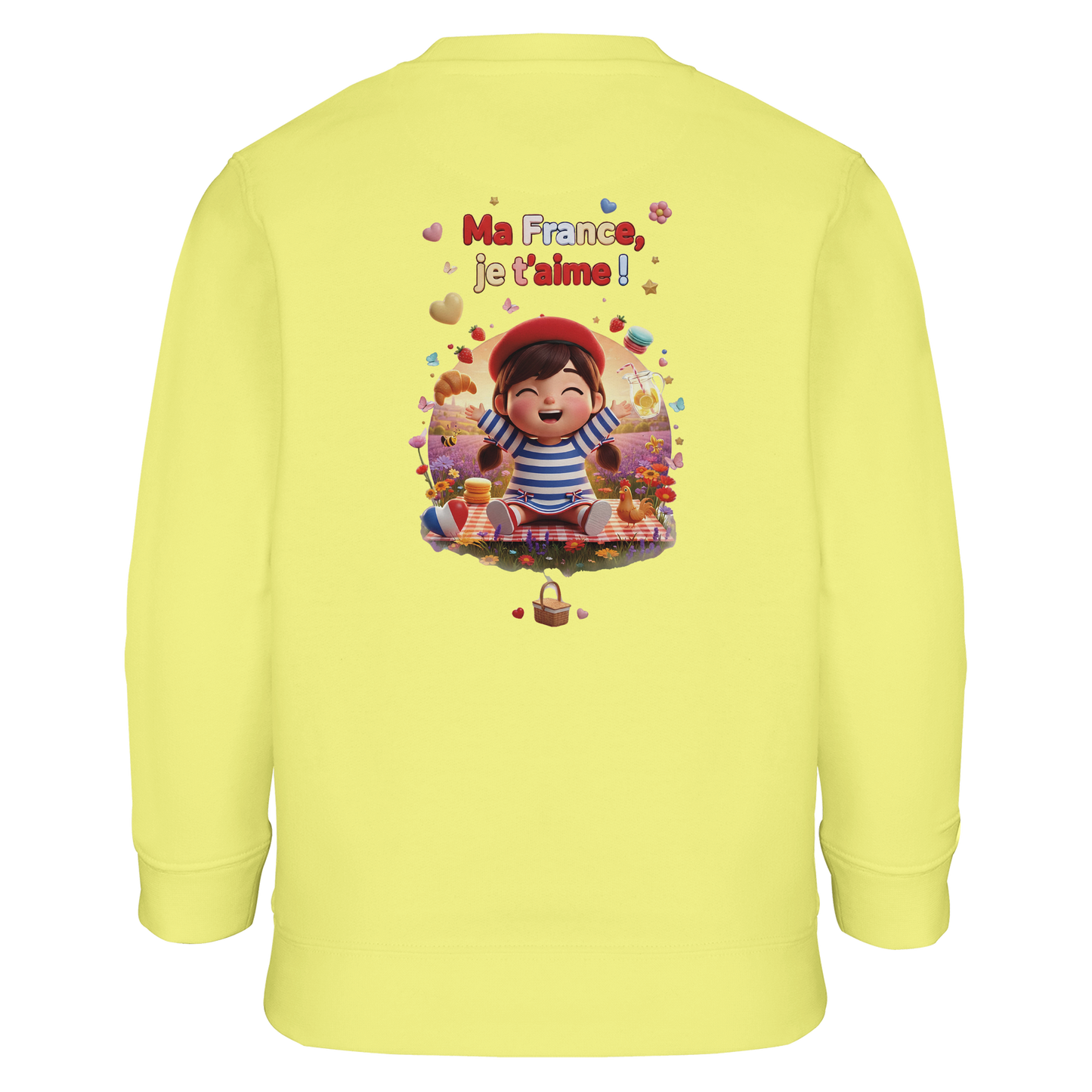 Sweat-shirt Enfant "Ma France Je T'aime" – Confort Écoresponsable