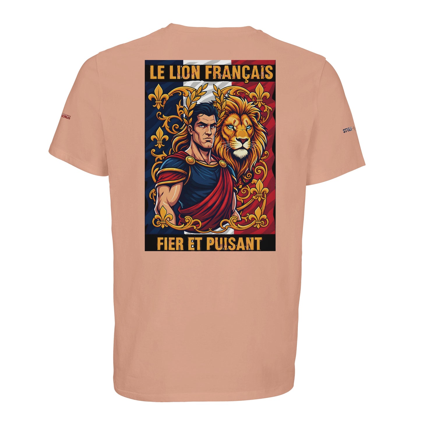 Men's T-shirt strong lion French style organic in conversion cotton | SOL'S Legend 03981