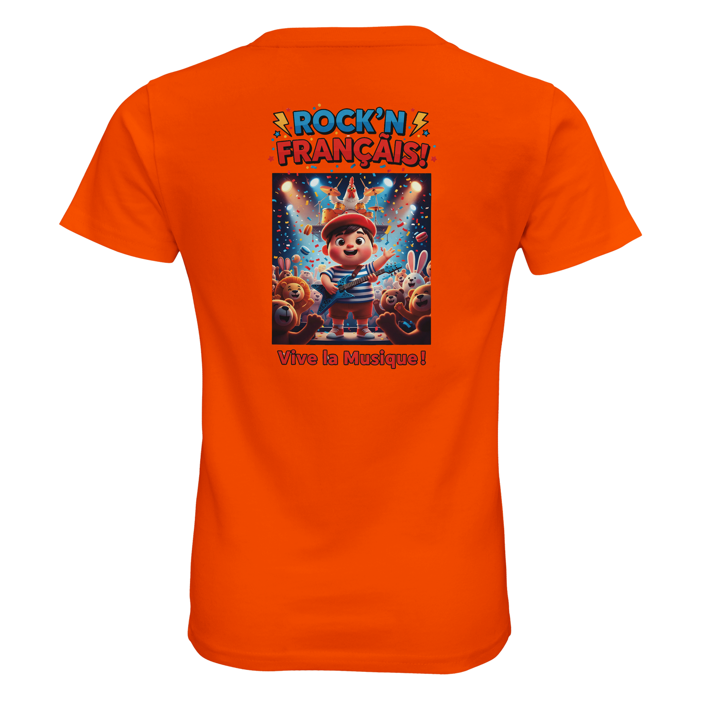 T-Shirt Junge Rock'n Français Bio tailliert | SOL'S Pioneer Kids 03578
