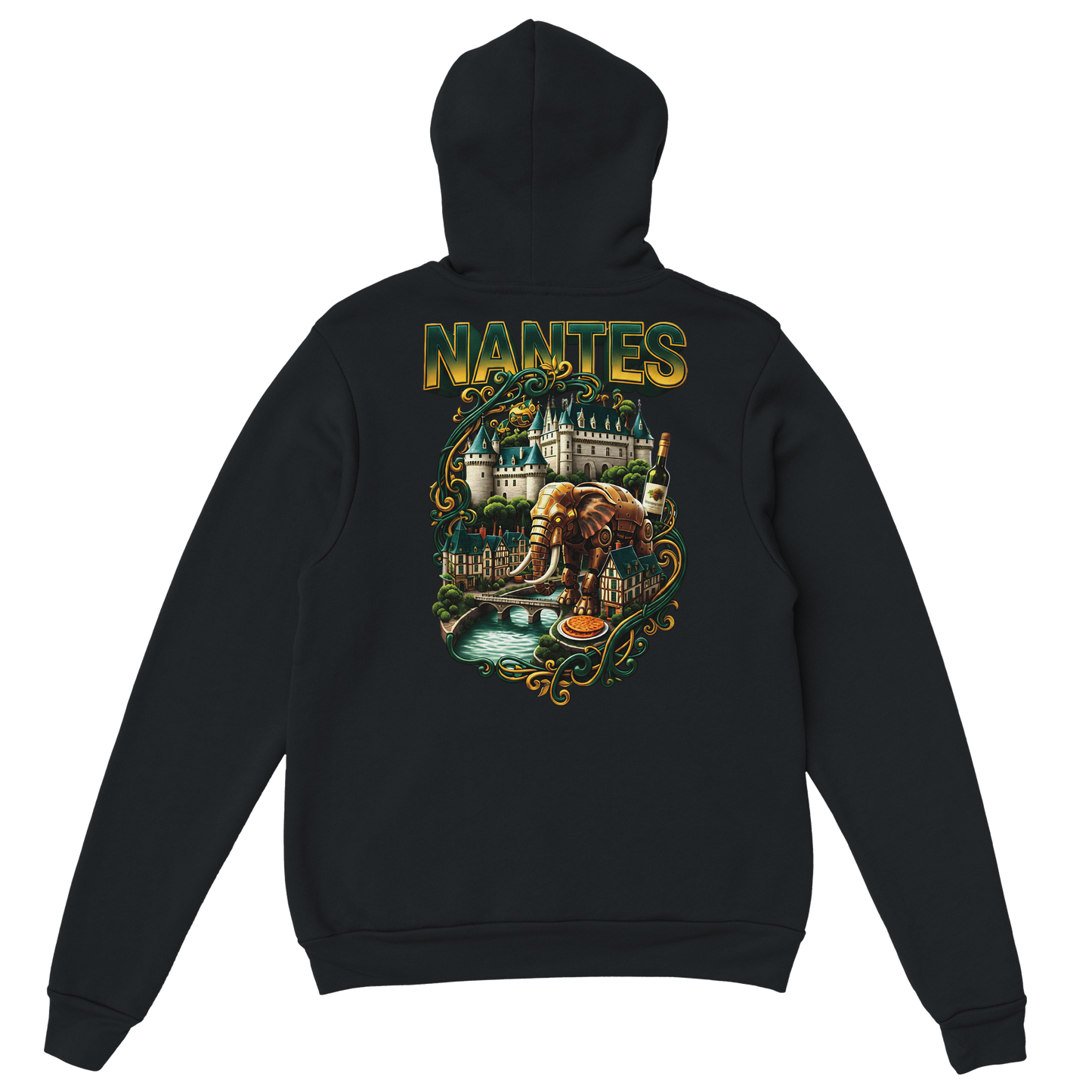 Unisex-Kapuzenpullover Nantes Stadt Frankreich klassisch | Gildan® 18500