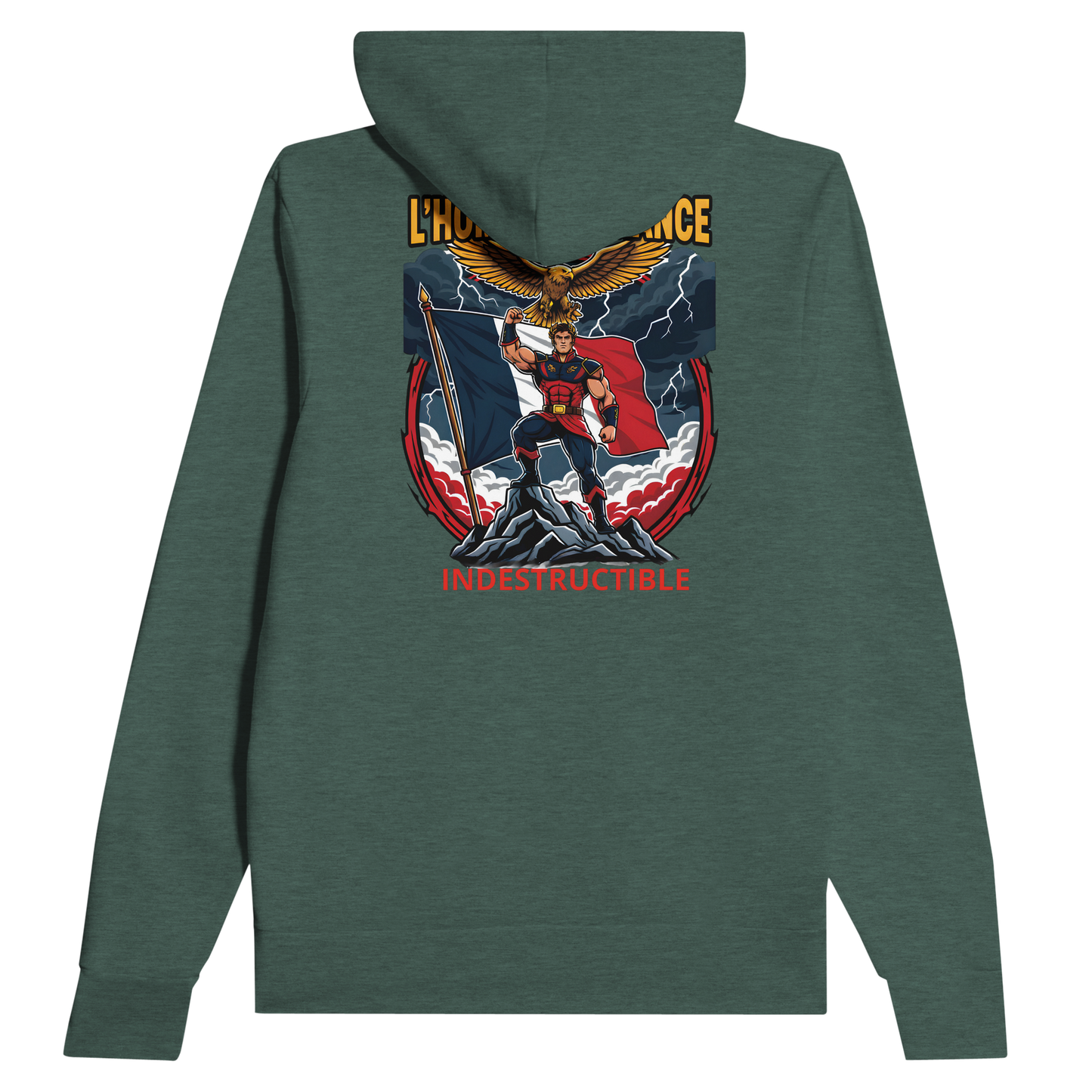 - Men's Hoodie from France - French Style | Bella + Canvas 3719