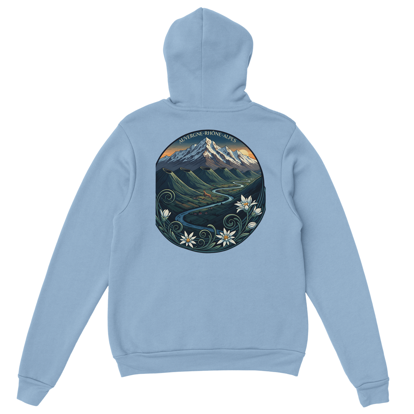 Klassischer Unisex-Kapuzenpullover Auvergne-Rhône-Alpes | Gildan® 18500