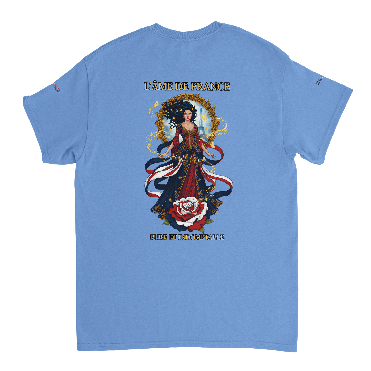 Women's T-shirt The Soul of France French Style Heavyweight Crewneck | Gildan® 5000