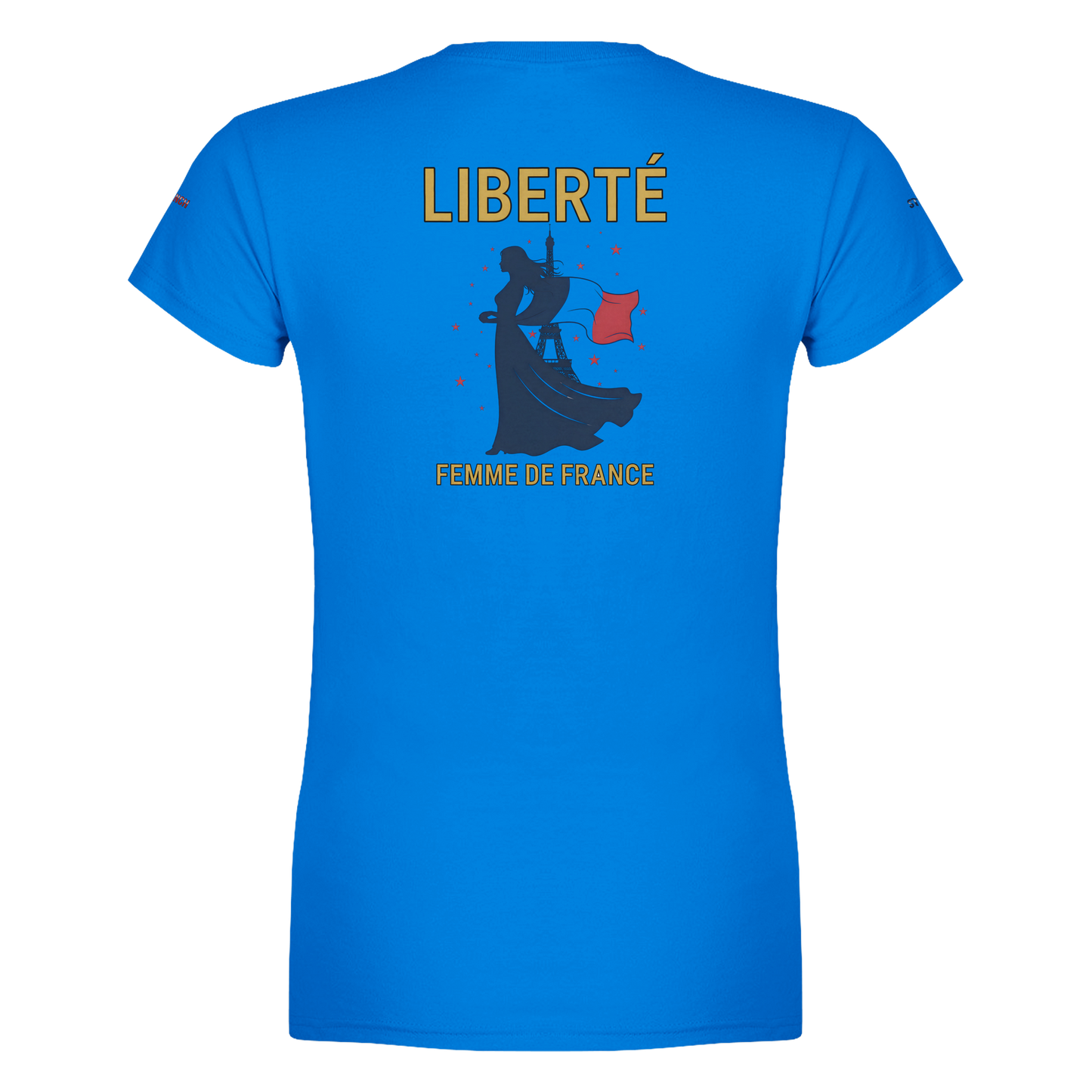 T-Shirt Freiheit Damen französischer Stil klassischer Rundhalsausschnitt | Gildan® 64000L