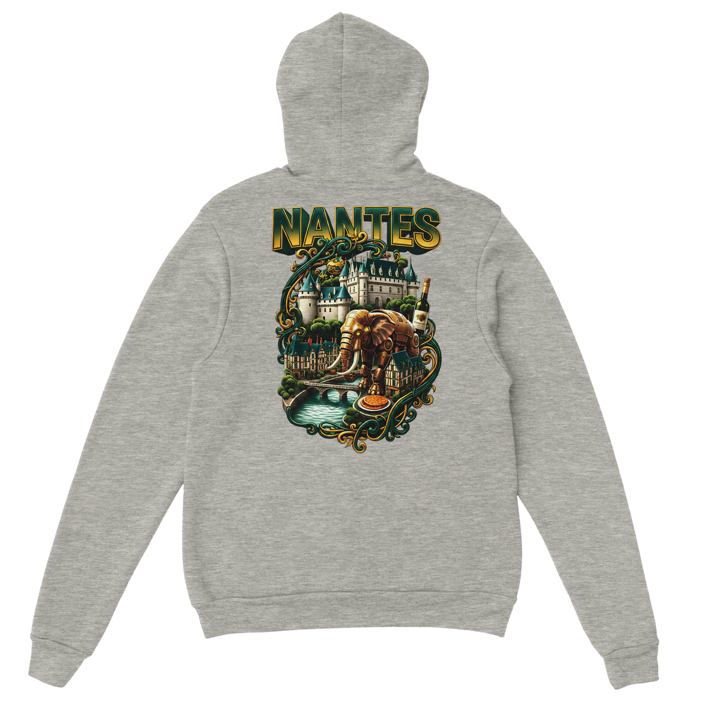 Unisex-Kapuzenpullover Nantes Stadt Frankreich klassisch | Gildan® 18500