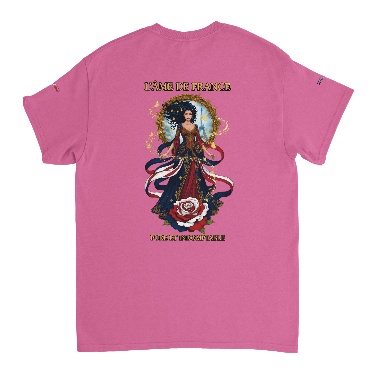 Women's T-shirt The Soul of France French Style Heavyweight Crewneck | Gildan® 5000