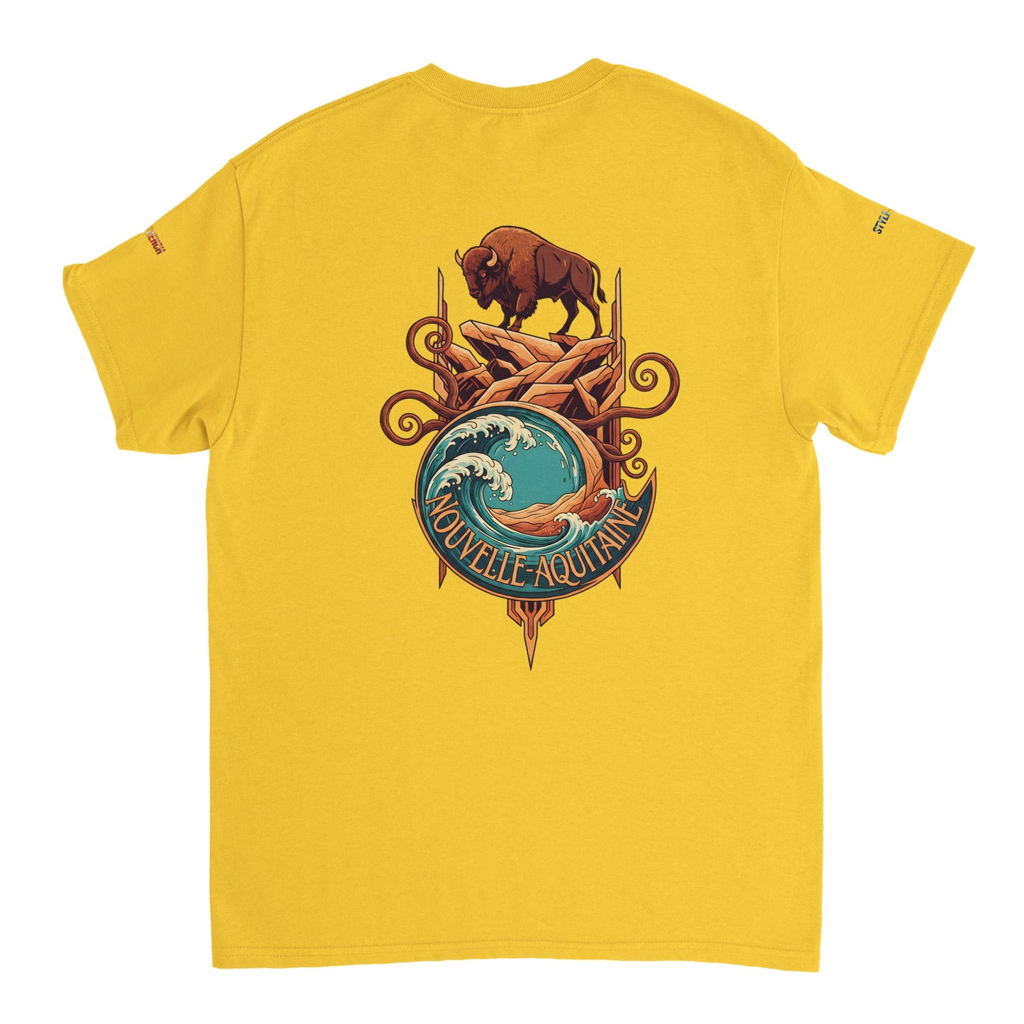 T-Shirt Neu-Aquitanien, dick, Rundhalsausschnitt | Gildan® 5000