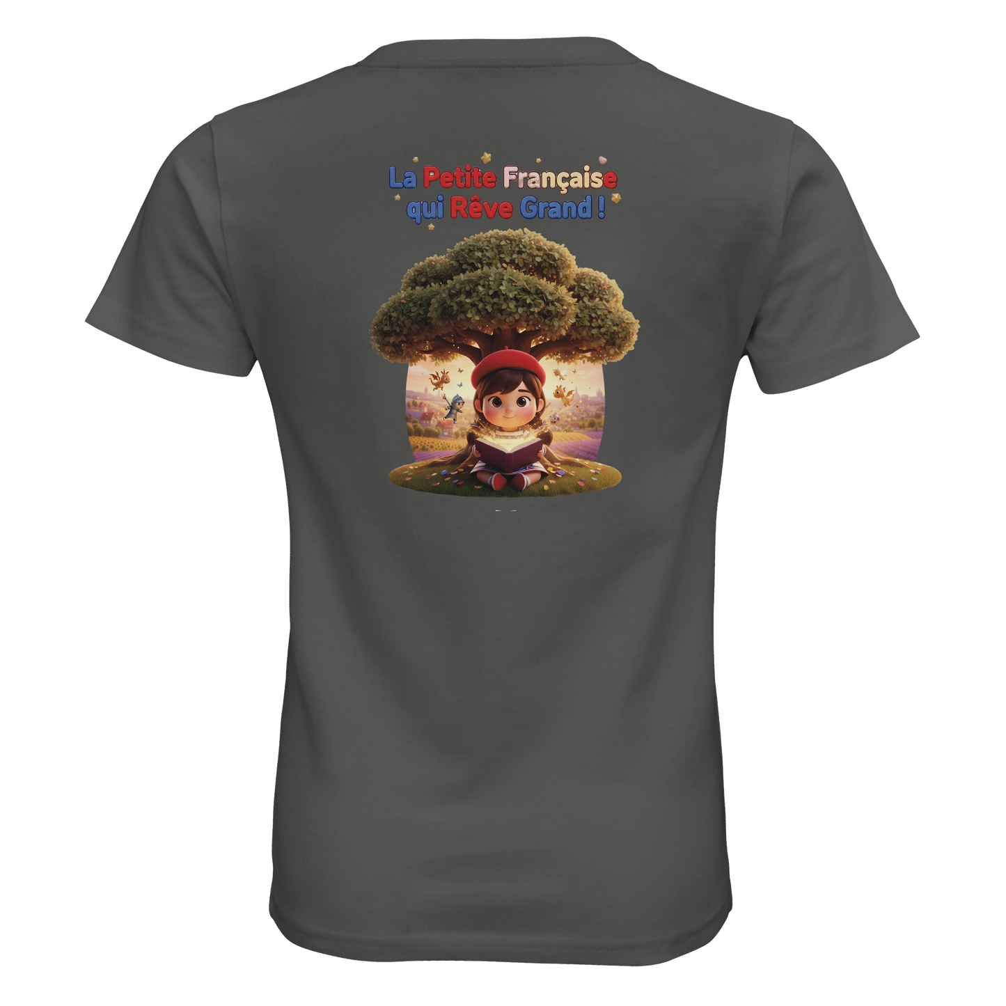 T-Shirt Mädchen French Style die kleine Französin, die groß träumt bio tailliert | SOL'S Pioneer Kids 03578
