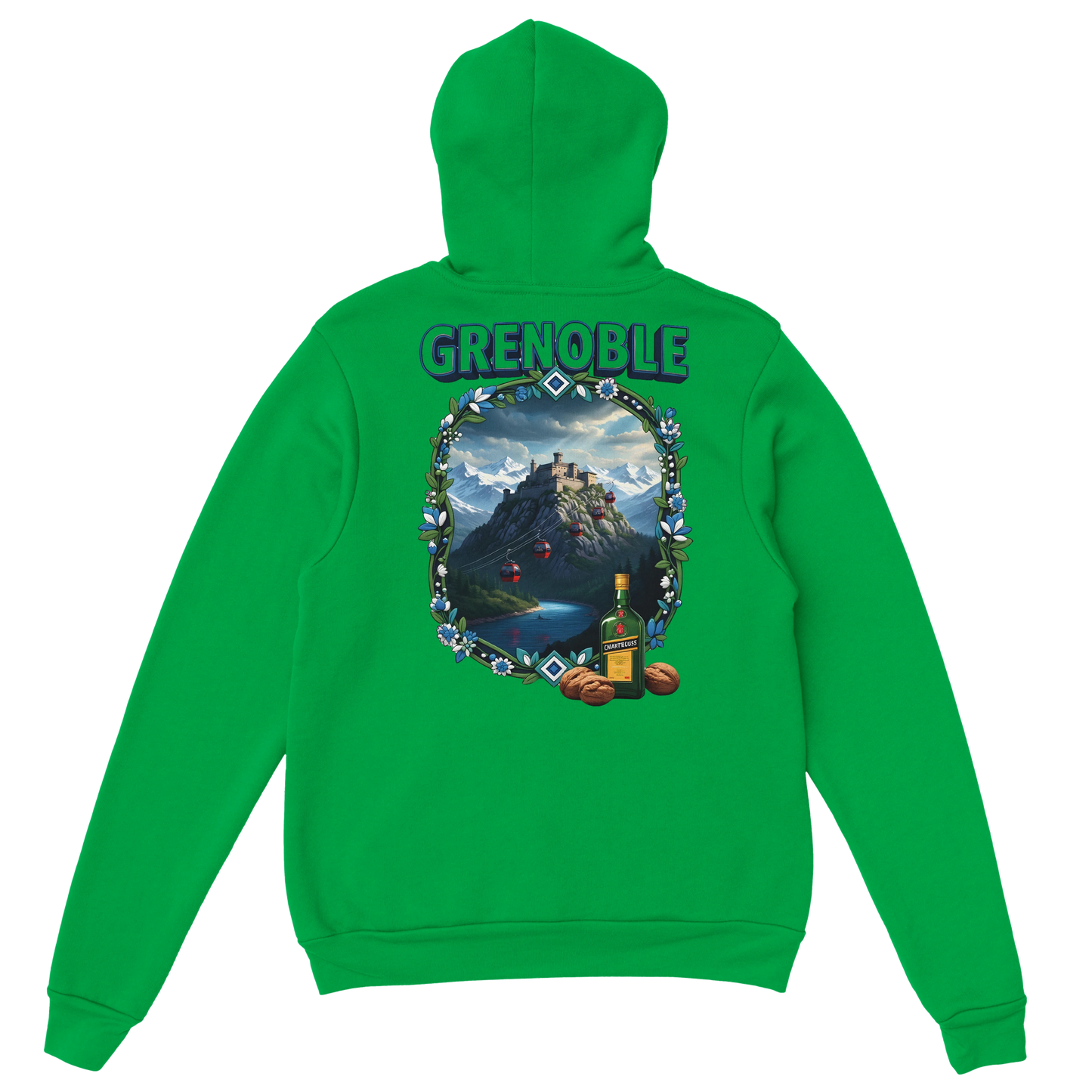 Kapuzenpullover Grenoble Stadt in Frankreich Unisex Classic | Gildan® 18500