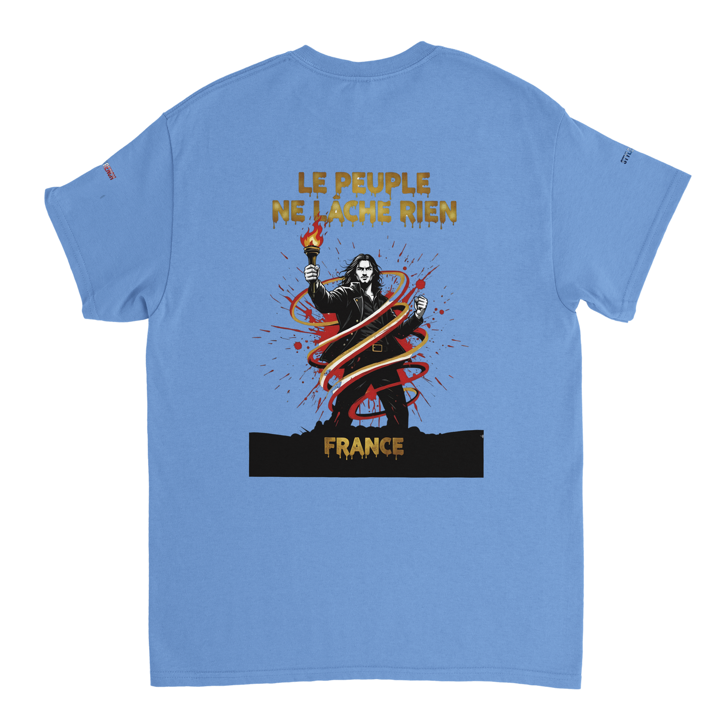 T-shirt Homme Le Peuple Ne Lâche Rien - Coton Premium