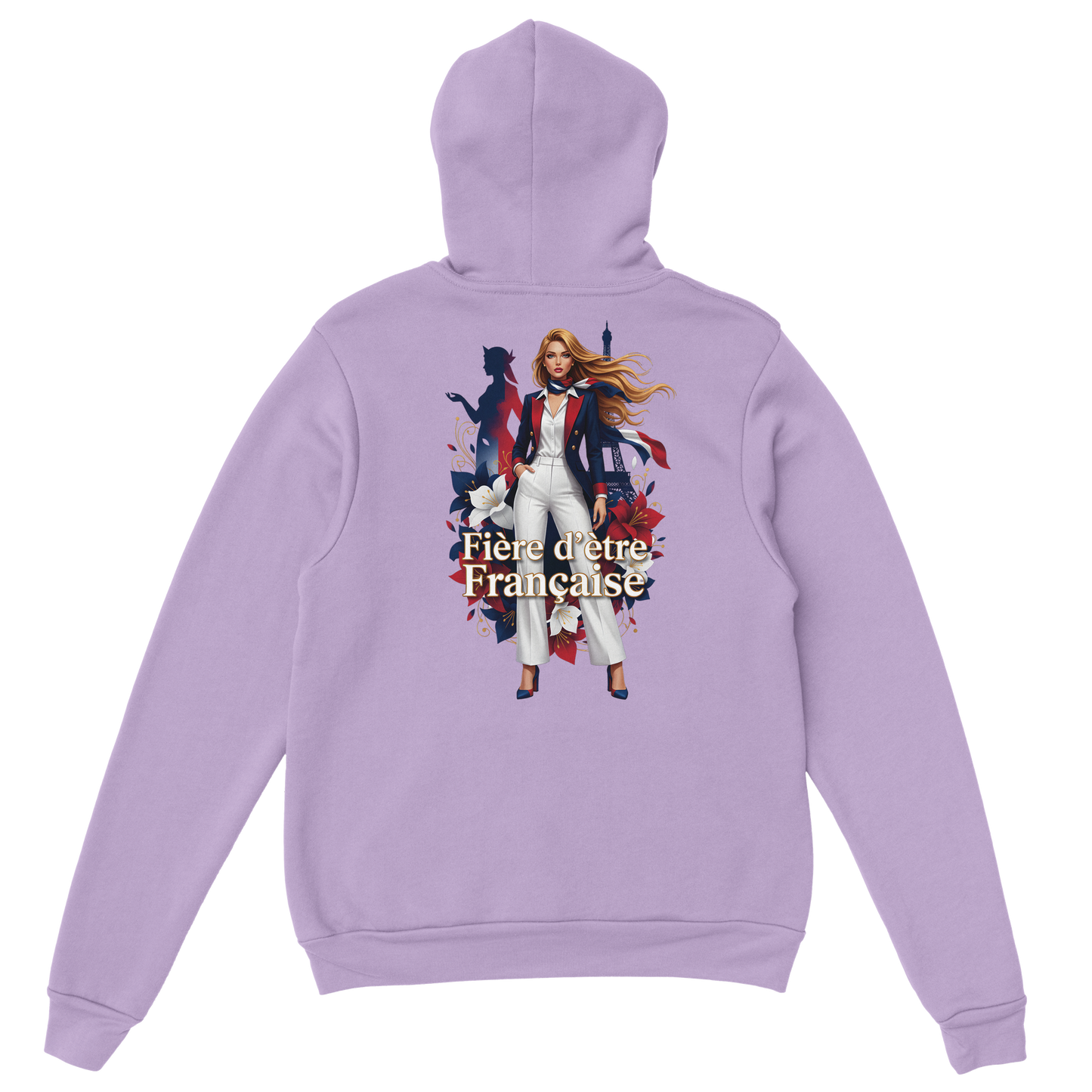 Sweat à capuche fière d'être française   – Doux, chaud et confortable pour l'hiver