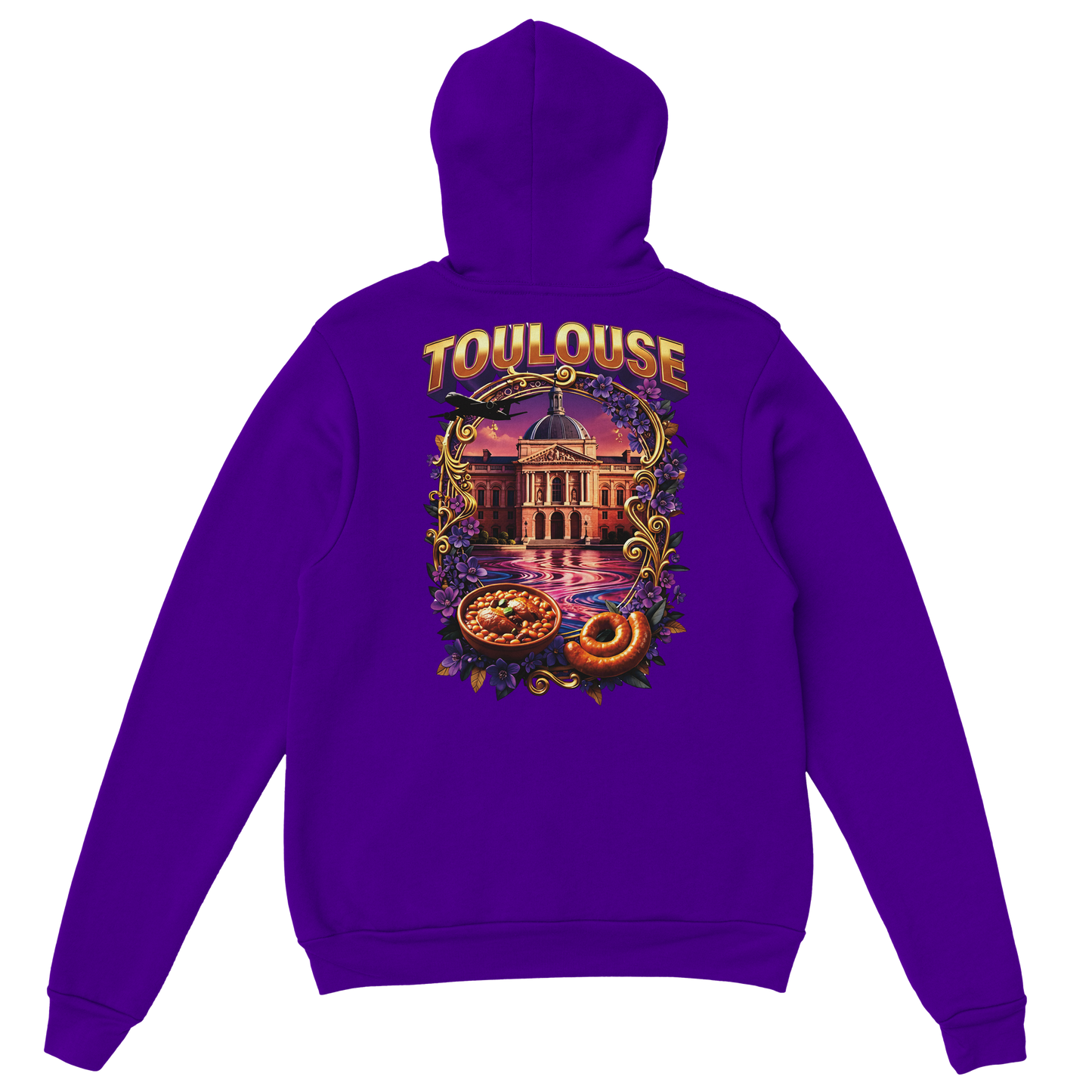 Unisex-Kapuzenpullover Toulouse Stadt Frankreich klassisch | Gildan® 18500