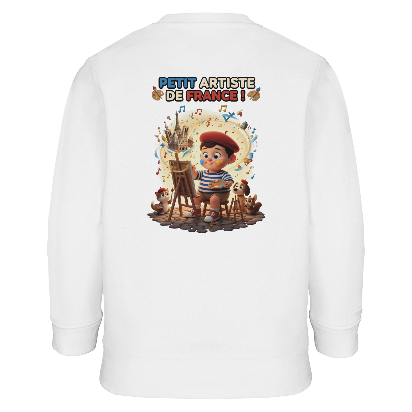 Kids Sweatshirt boy little artist from France | SOL'S Columbia Kids 04239