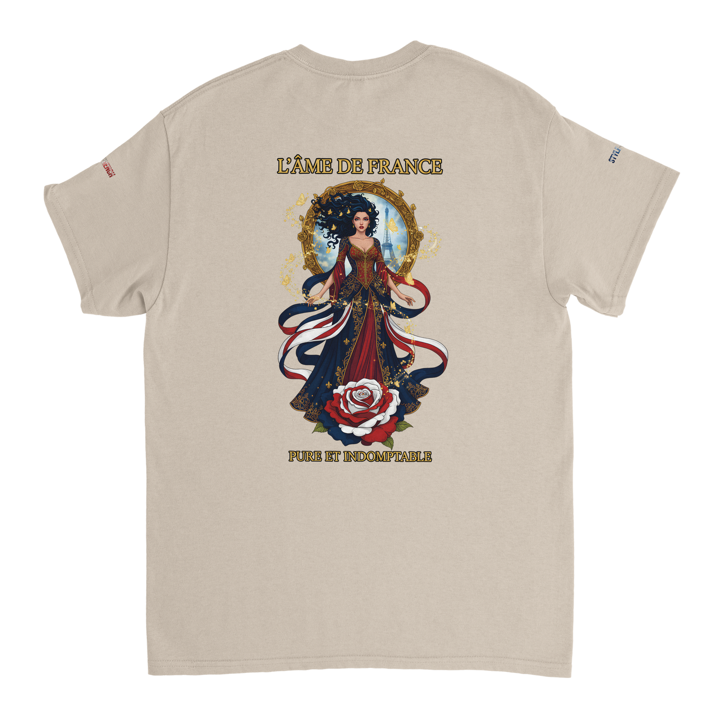 Women's T-shirt The Soul of France French Style Heavyweight Crewneck | Gildan® 5000